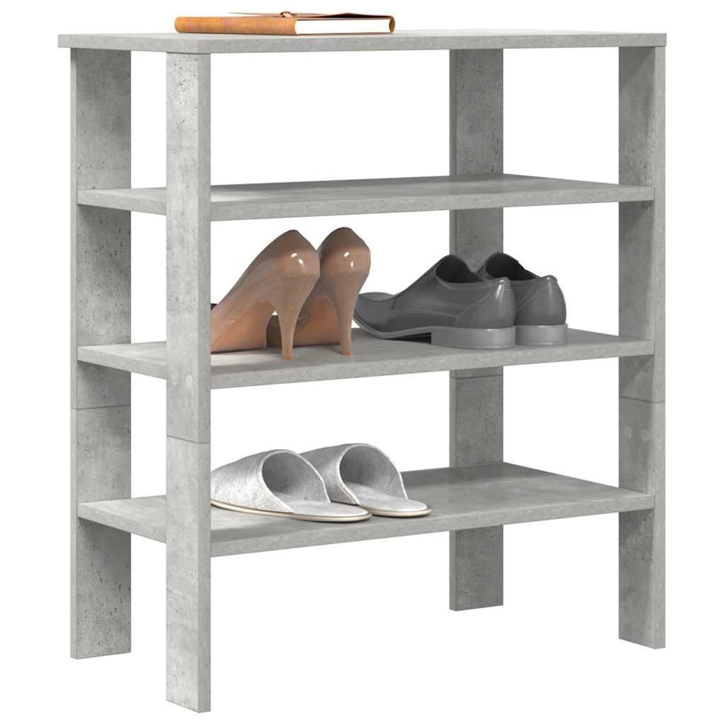 vidaXL Schuhschrank Schuhregal Betongrau 61x32x70 cm günstig online kaufen