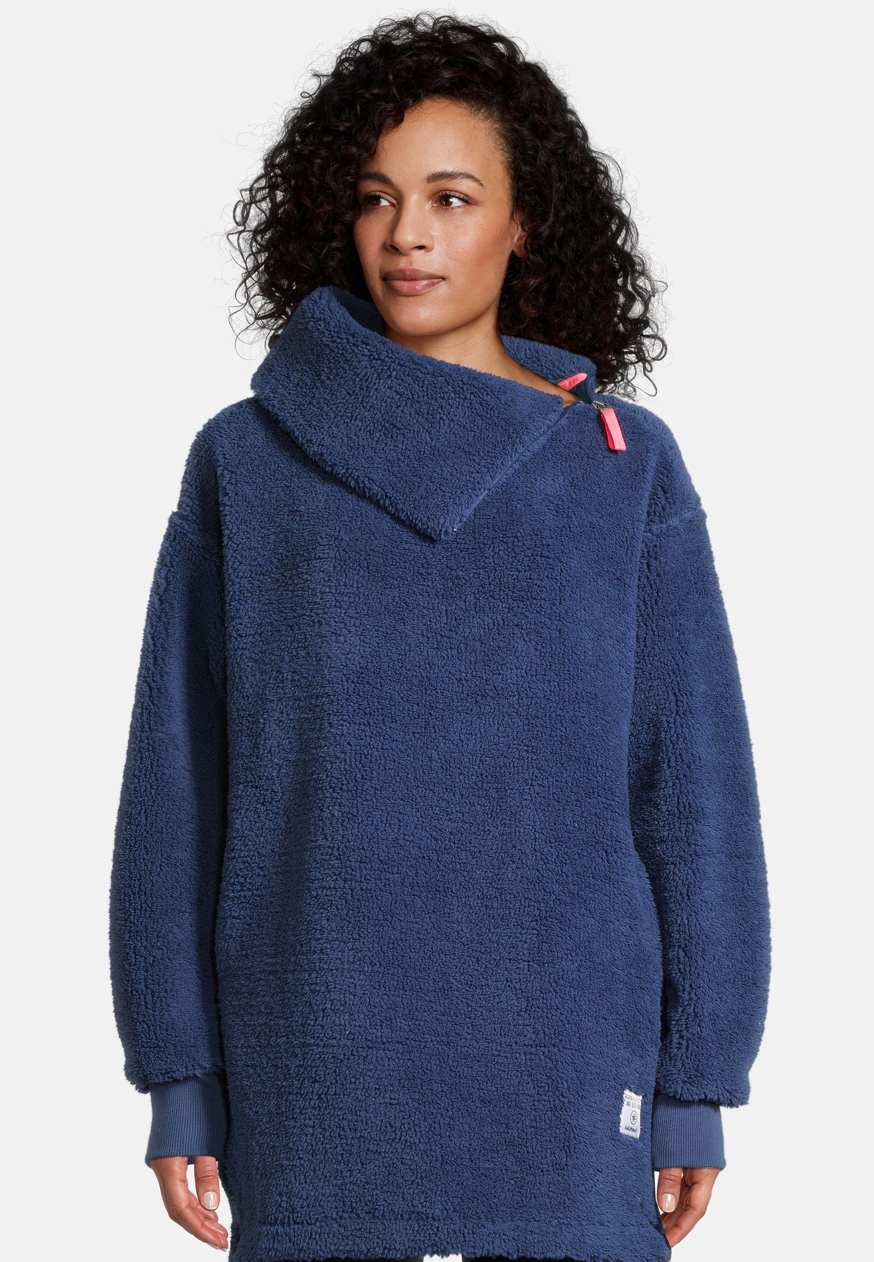 Fleecepullover salzhaut Navy Neielk