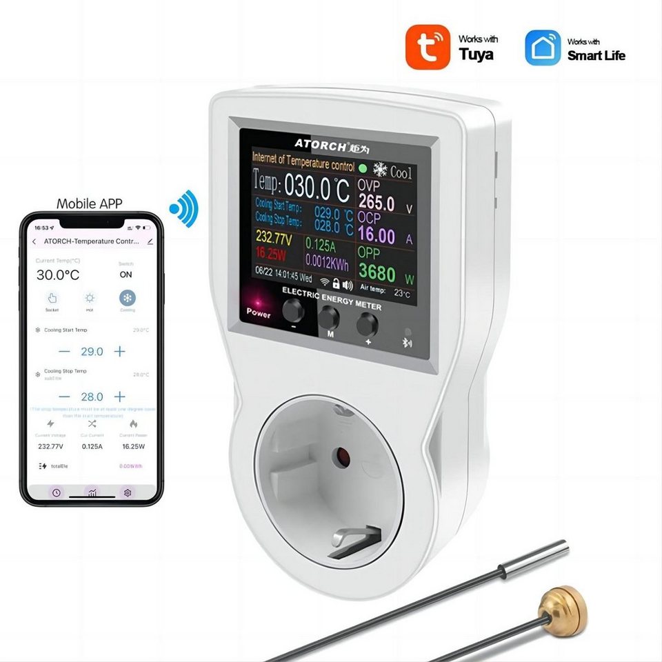 Kaufe EU/UNS Timer Steckdose Thermostat Digitale Temperatur
