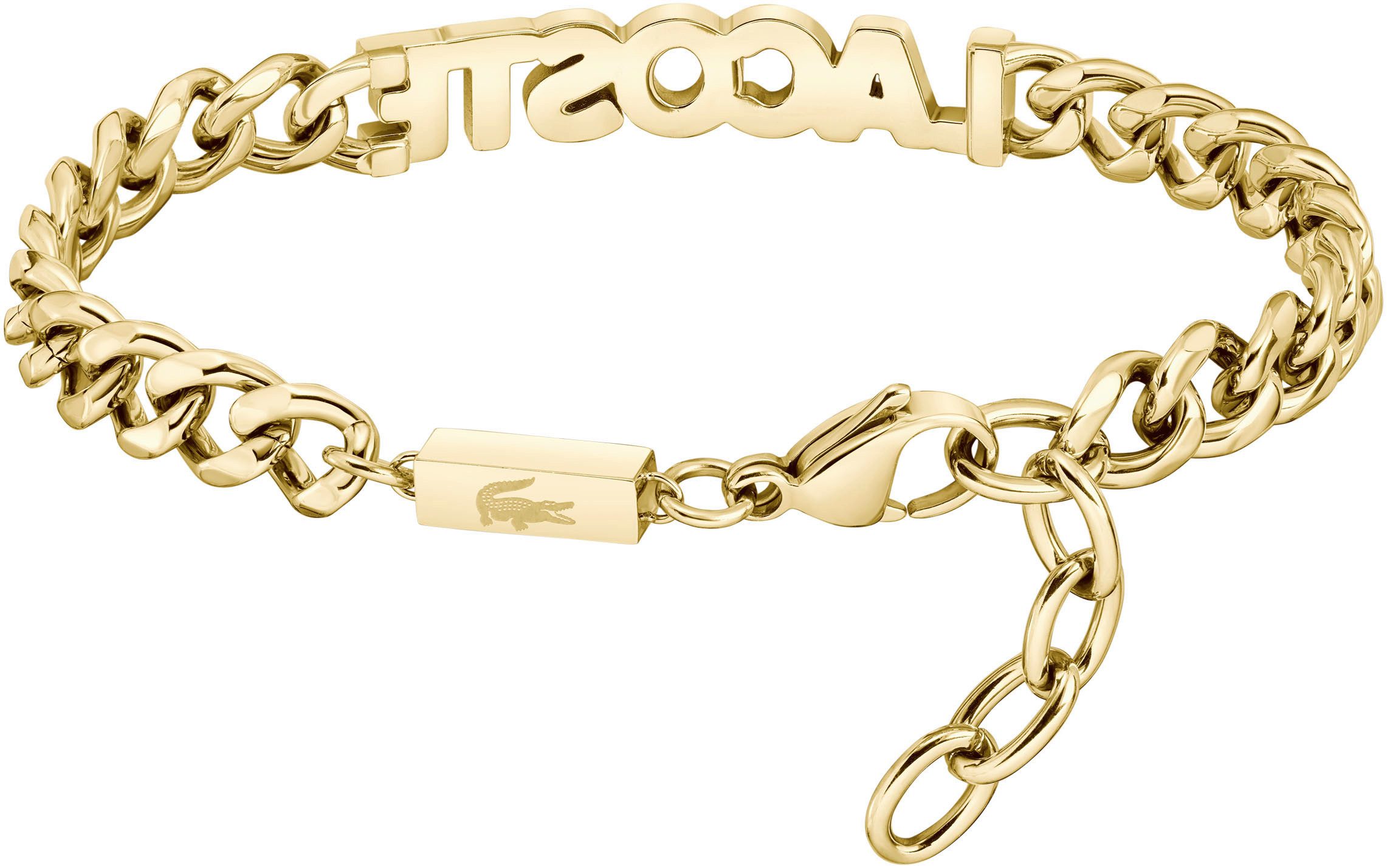 Lacoste Panzerarmband SCRIPT, teilweise mit Emaille