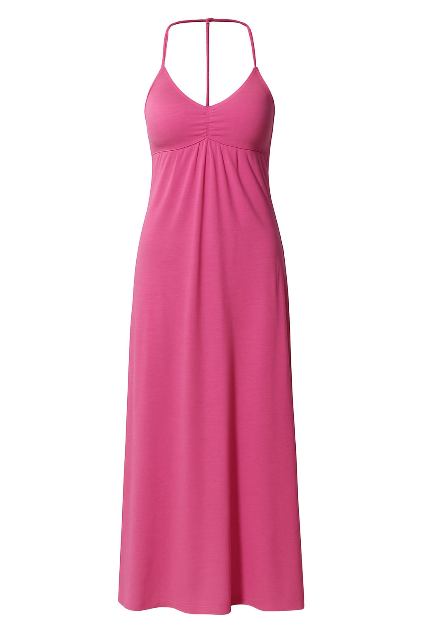 Maxikleid Maxikleid mit Cups & Kordelträgern in weicher Jerseyqualität