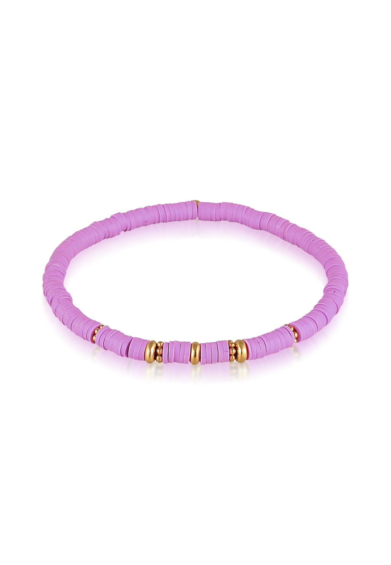 Elli Armband Heishi Perlen Beads 925 Silber Pink