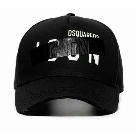 Dsquared2 Baseball Cap Icon Baseballcap Cap Kappe Hidden Swipe Tape Basebalkappe Taped Icon Logo