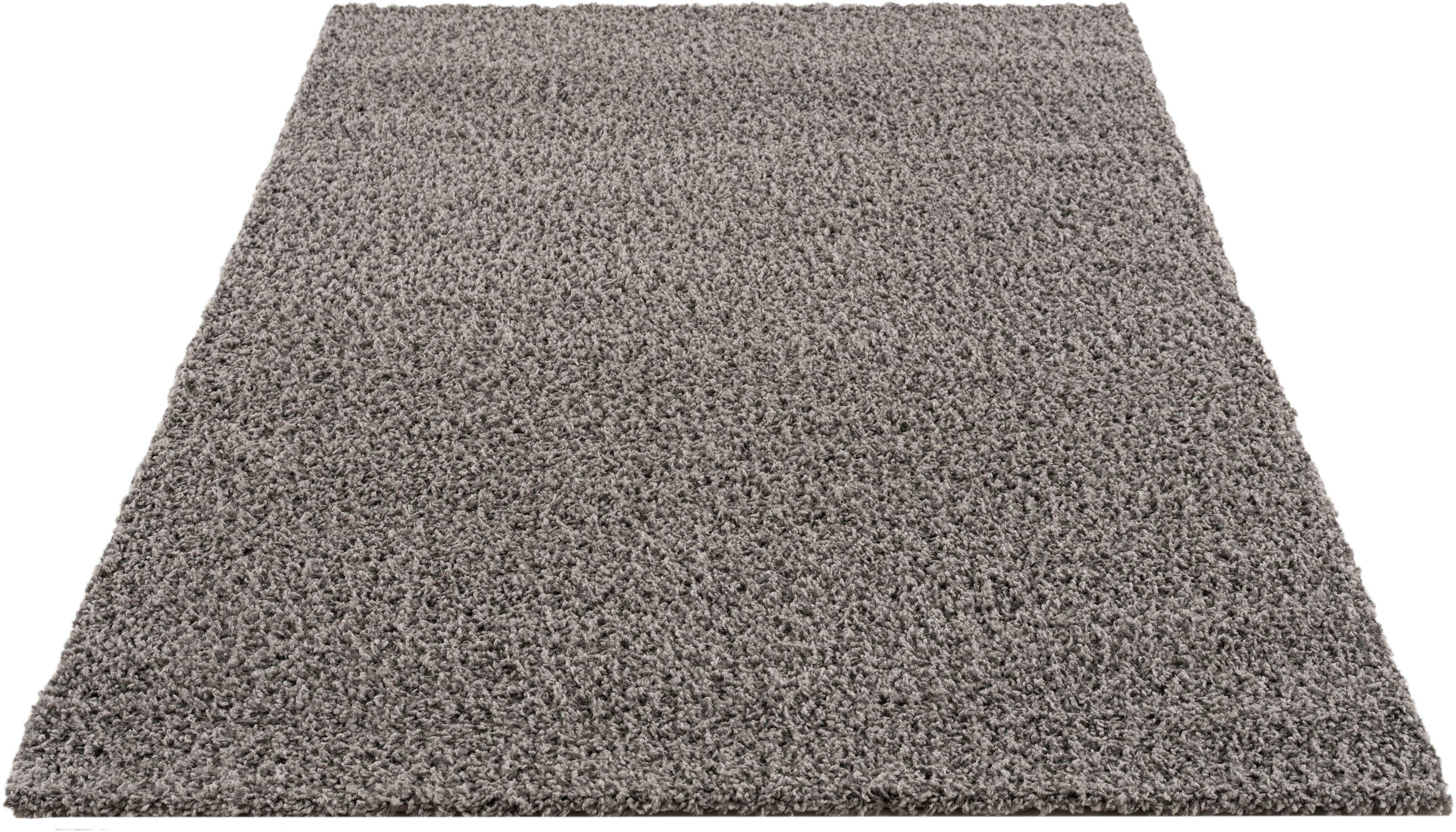 Hochflor-Teppich Saron, weicher mm, andas, weich, Flor besonders Höhe: grau 35 Hochflor, gewebt, Teppich rechteckig