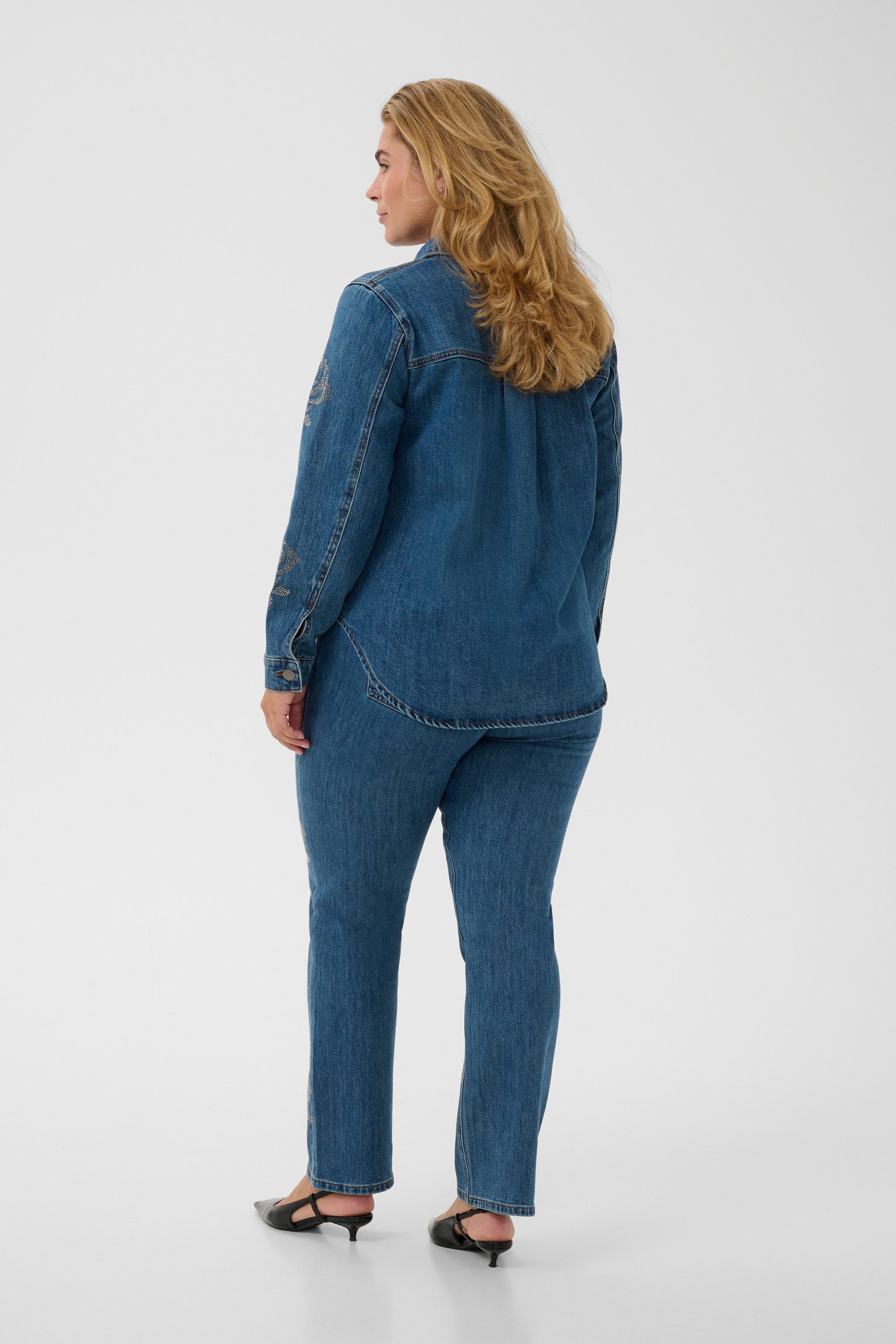 KAFFE Curve Jeanshemd Jeanshemd KCastelia plus