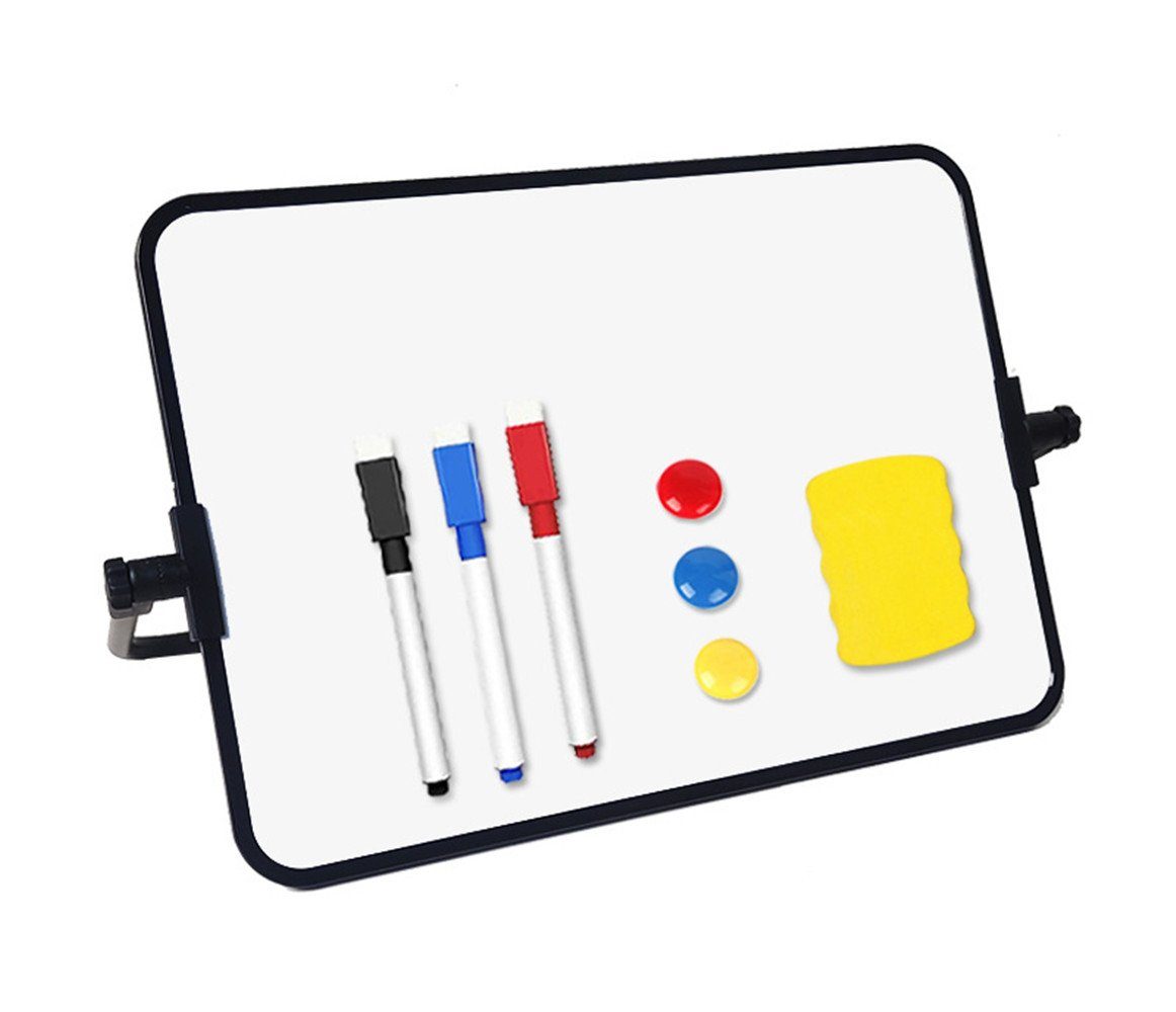 XDeer Magnettafel Whiteboard Magnetwand,kleine doppelseitige Whiteboard Trocken, abwischbare, A4-Format Magnettafel Magnetwand, mit trocken