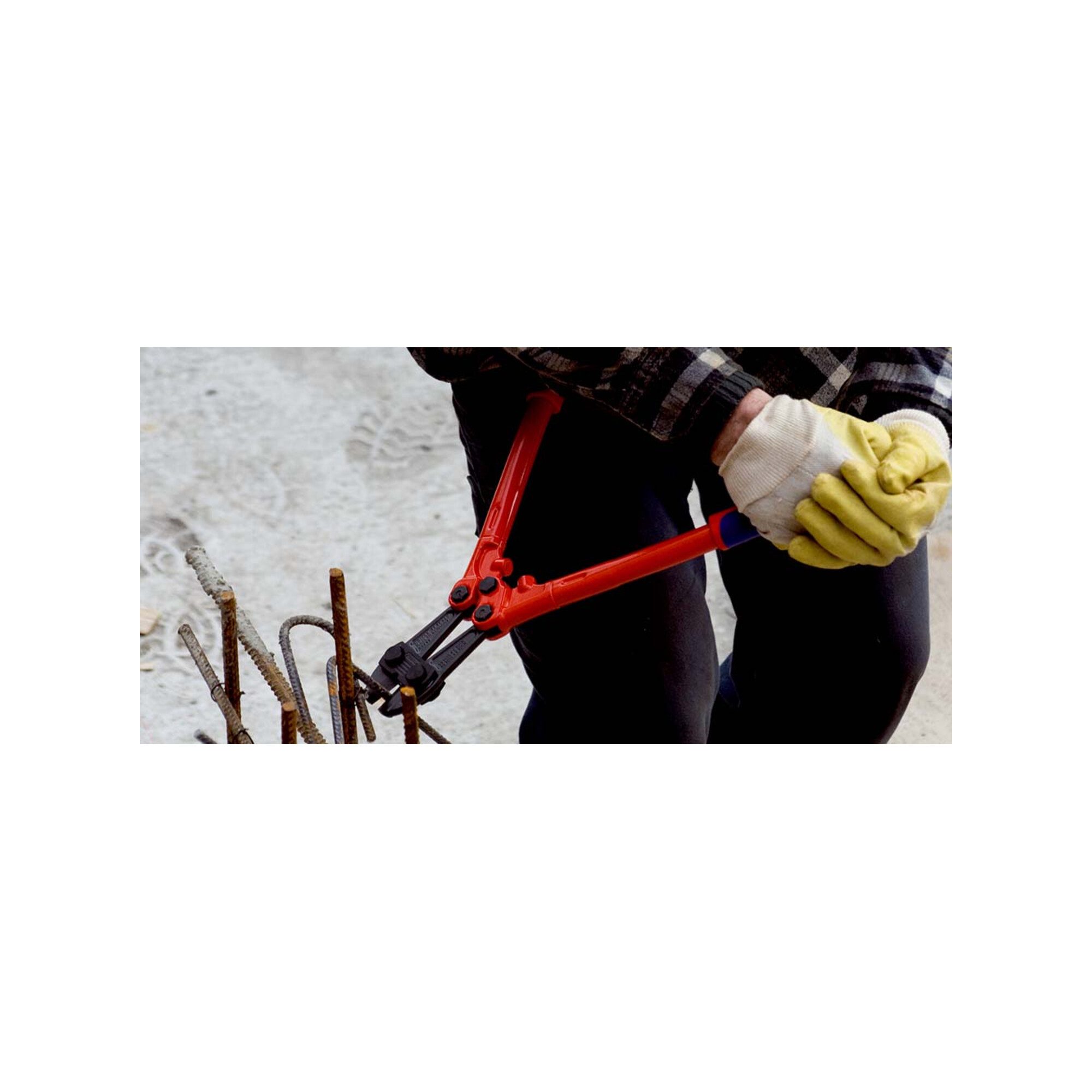 Knipex Cuttermesser KNIPEX 71 72 460 Bolzenschneider mit Mehrkomponenten-Hüllen 460 mm