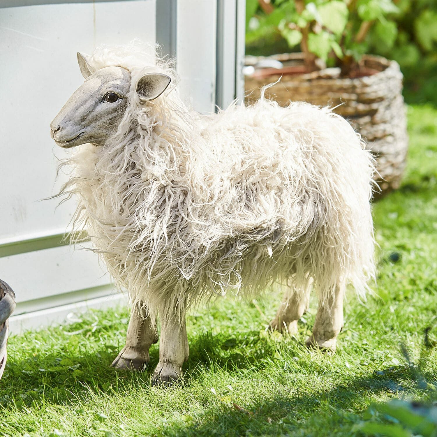 Mirabeau Osterfigur Deko-Schaf Justin beige