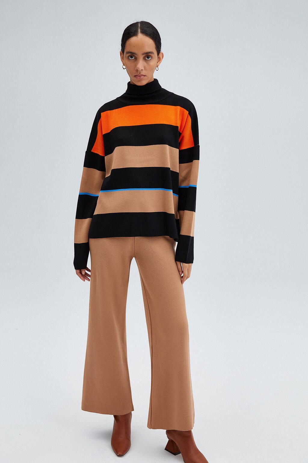 touche prive Overall GESTREIFTER PULLOVER AUS STRICKWAREN