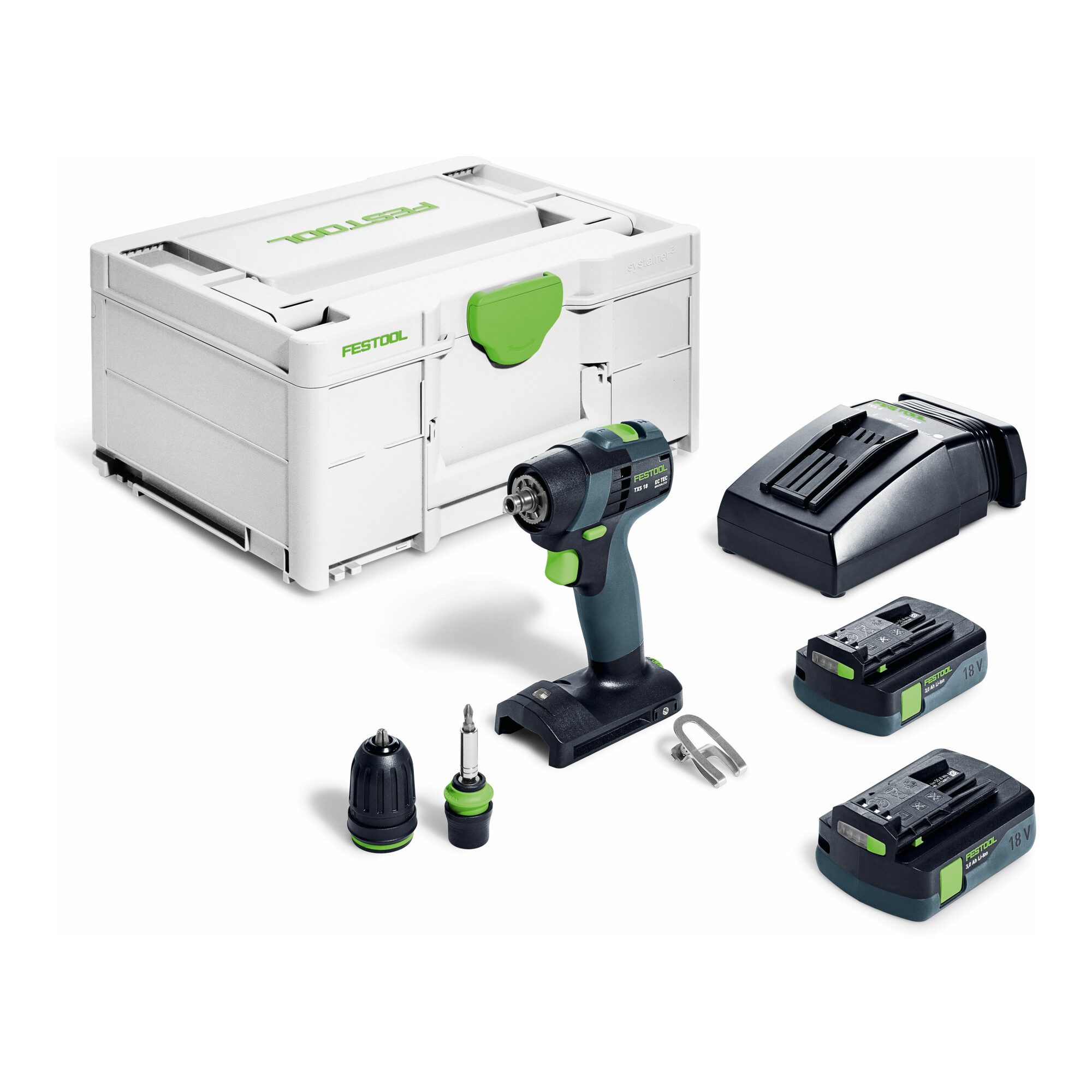 FESTOOL Bohrschrauber Festool Akku-Bohrschrauber TXS 18 C 3,0-Plus