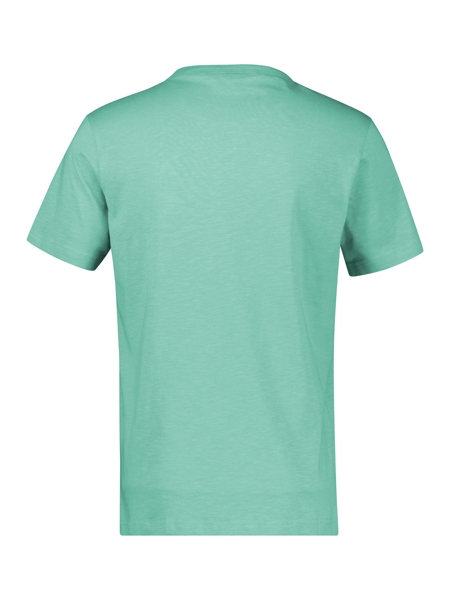 LERROS Kurzarmshirt mit Serafino-Kragen – Bild 4 von 4