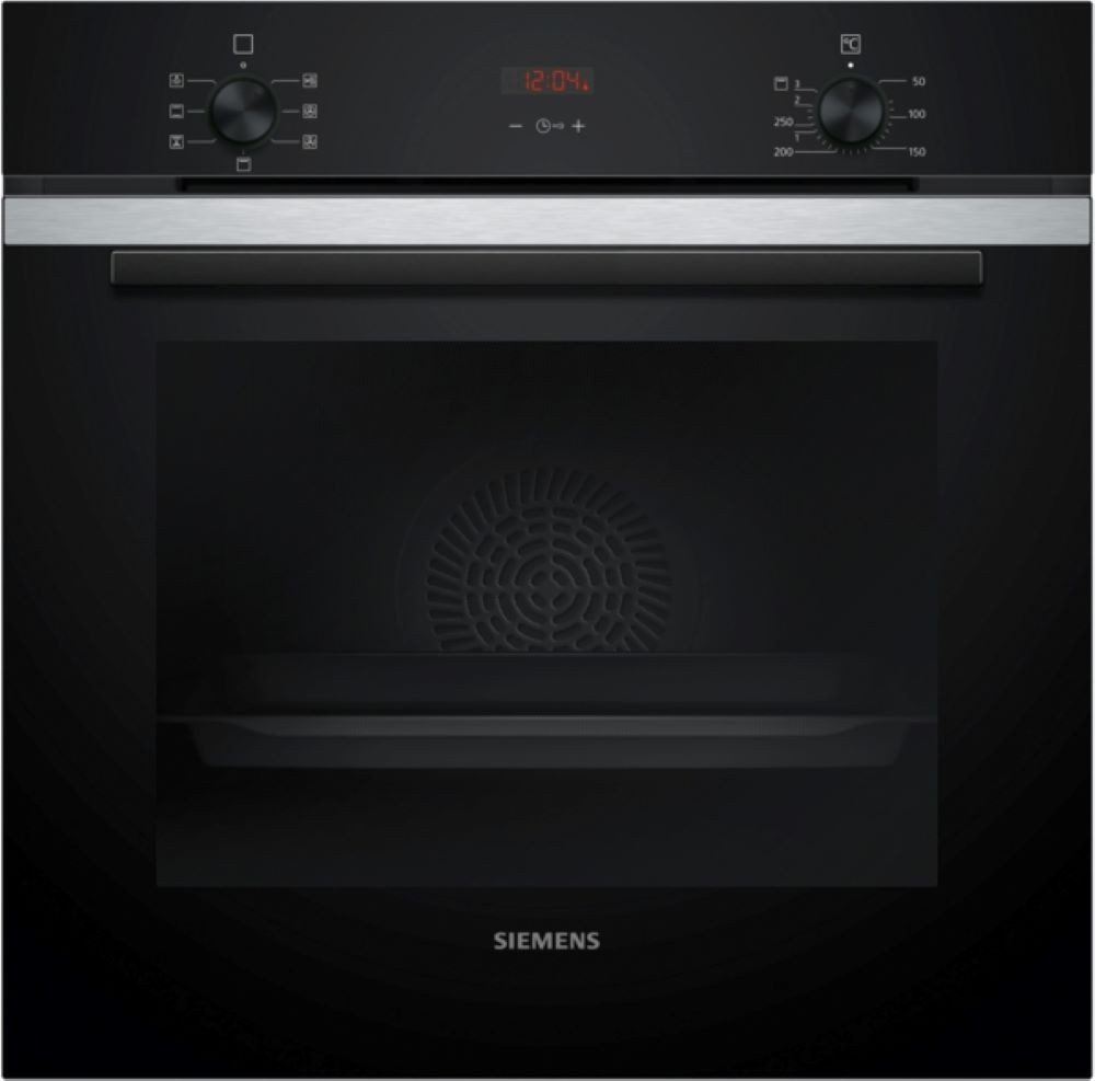 SIEMENS Backofen iQ300 iQ300, HB213ABS3, Einbau-Backofen, Edelstahl, EEK: A+, mit Teleskopauszug nachrüstbar