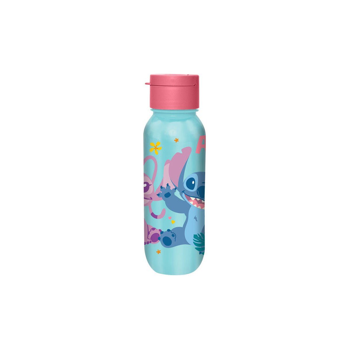 Lilo & Stitch Trinkflasche Lilo & Stitch Trinkflasche 500ml Island Design Kunststoff