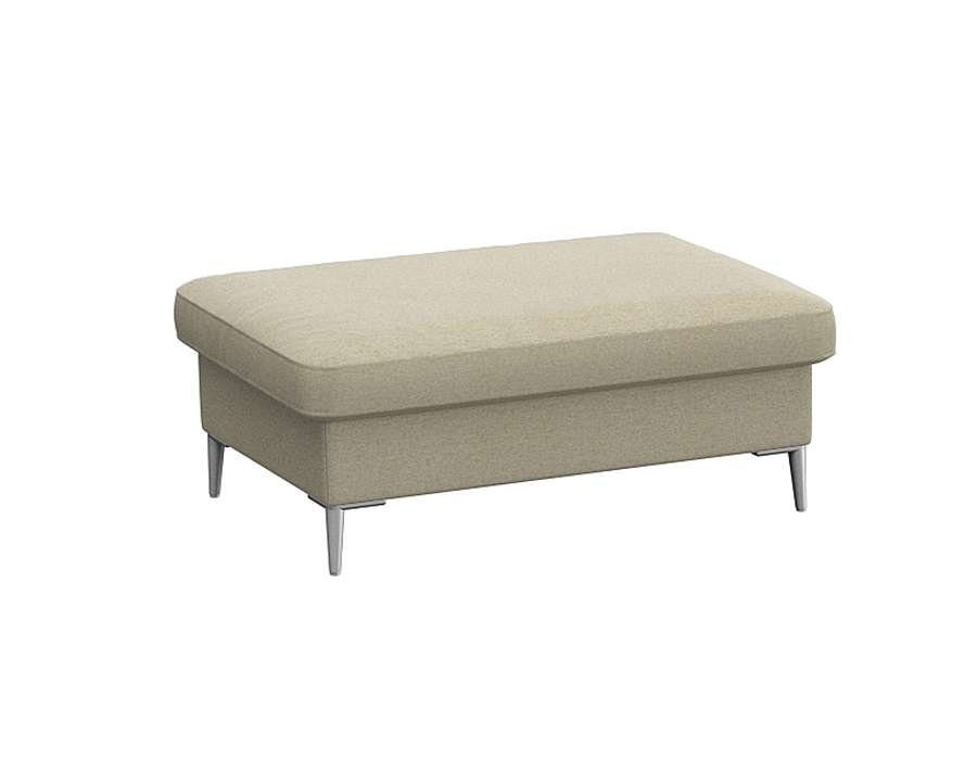FLEXLUX Pouf Fiore, Kaltschaum, Füße Alu