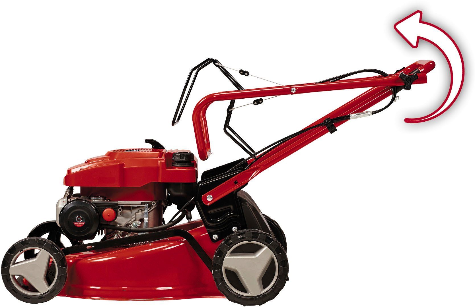 Einhell Benzinrasenmäher GC-PM 46/5 S, 46 cm Schnittbreite