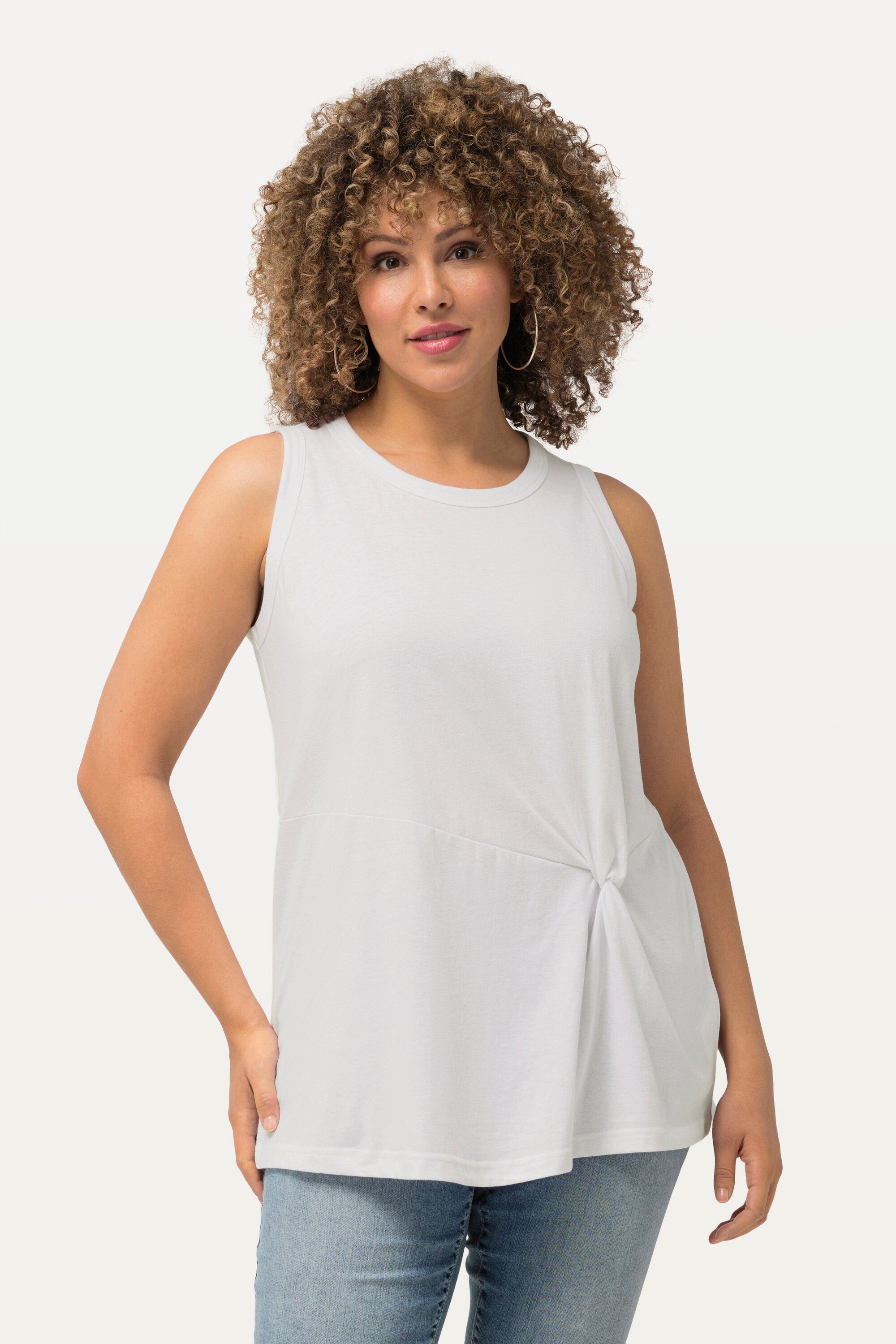 Ulla Popken Longtop Top drapiert Classic günstig online kaufen