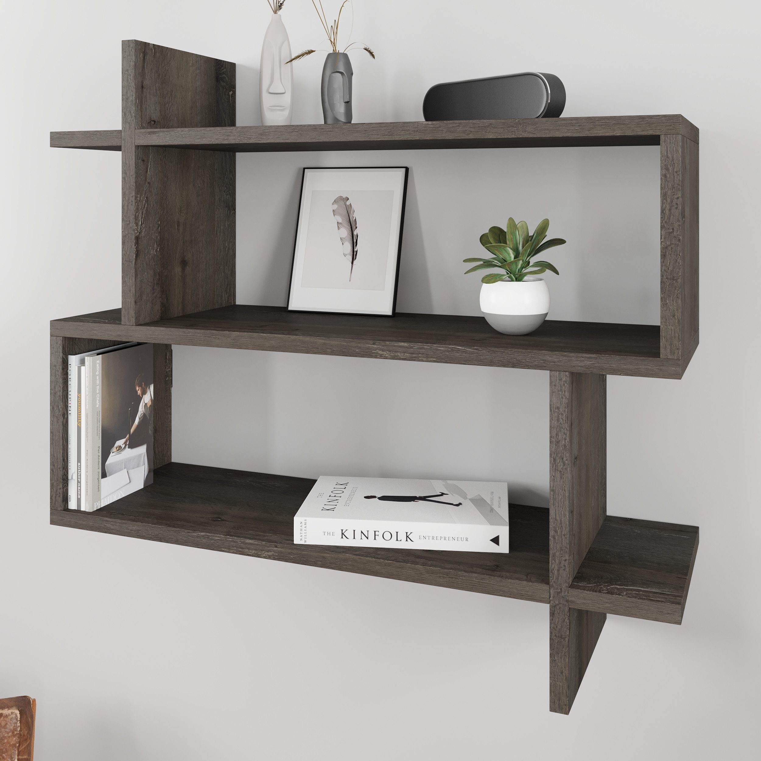 Decortie Bücherregal Paralel, Modernes Wandregal/Bücherregal, 70 günstig online kaufen