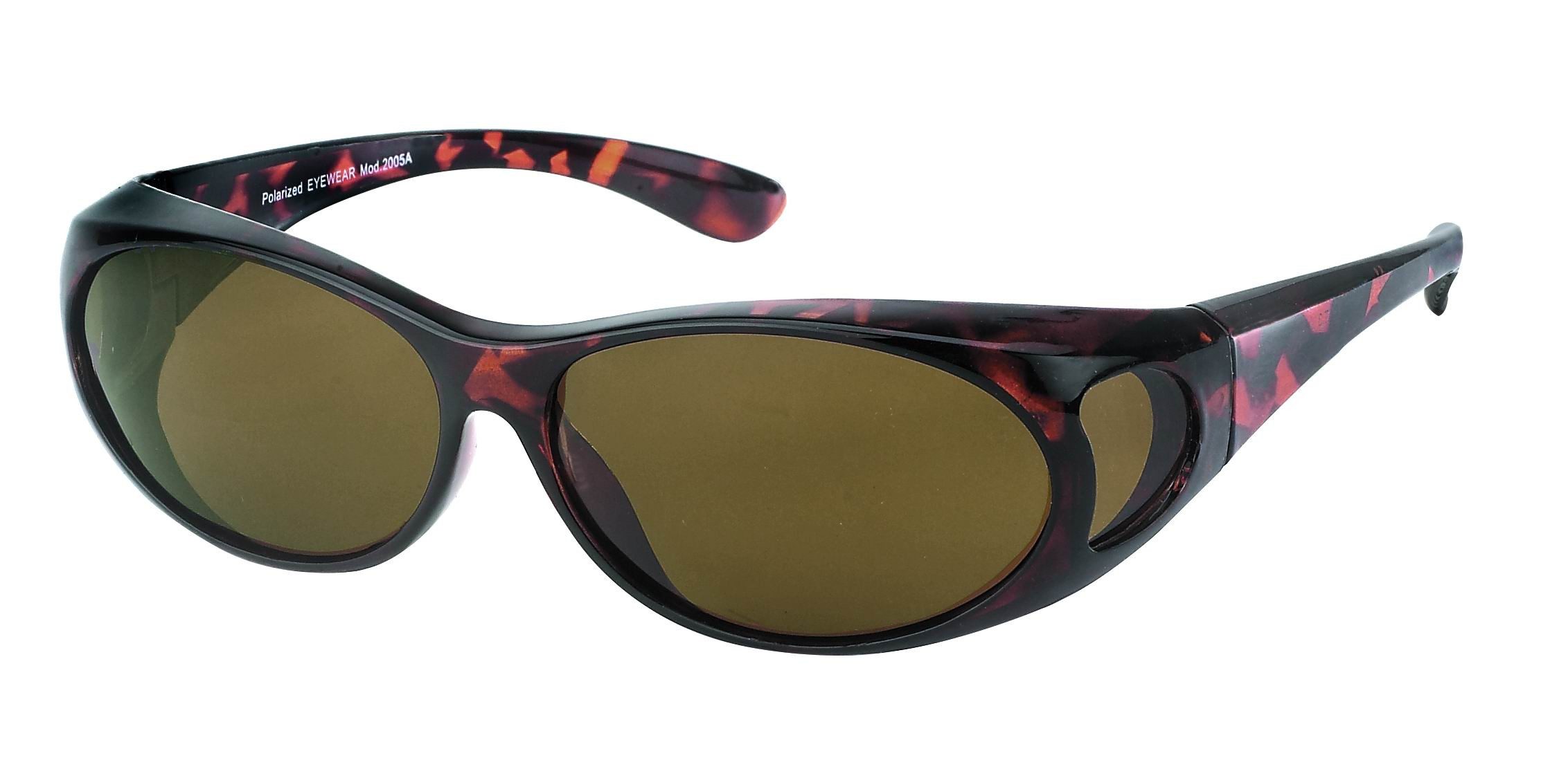 DanCarol Sonnenbrille DC-POL- 2005-Überbrillen mit Polarisierte. Gläser