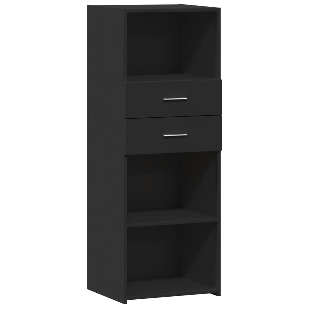 vidaXL Highboard Highboard Schwarz 45x42,5x124 cm günstig online kaufen