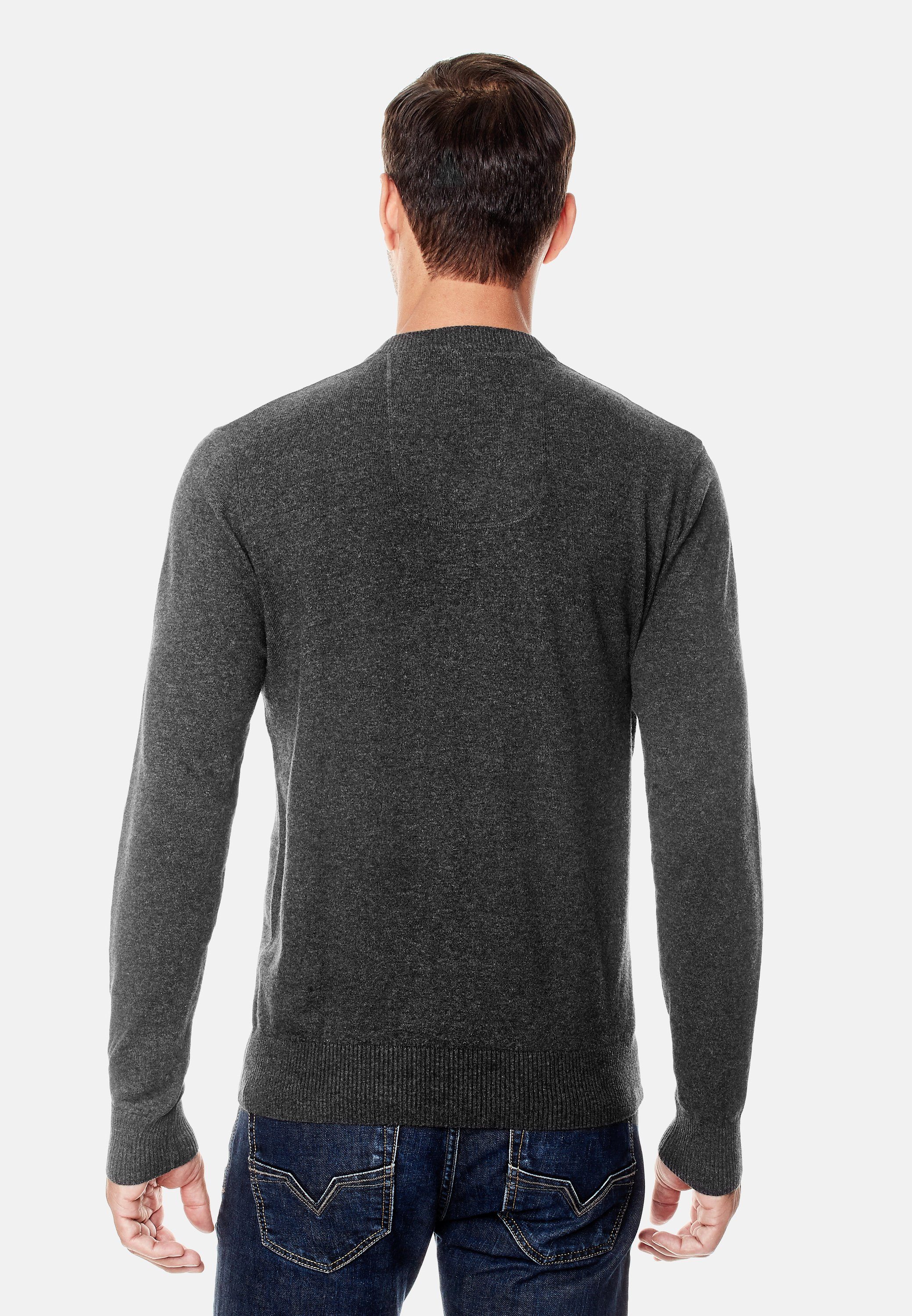 Vincenzo Boretti V-Ausschnitt-Pullover tailliert V Neck