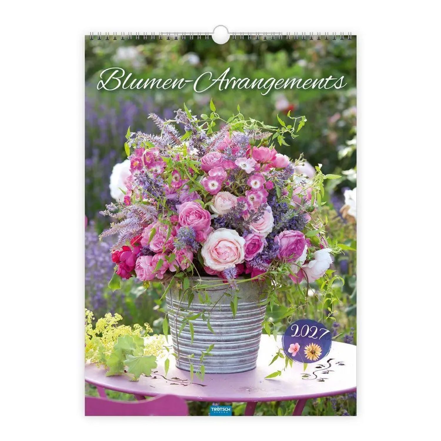 Trötsch Verlag Wandkalender TRÖTSCH - Großbildkalender Blumen-Arrangements 2027