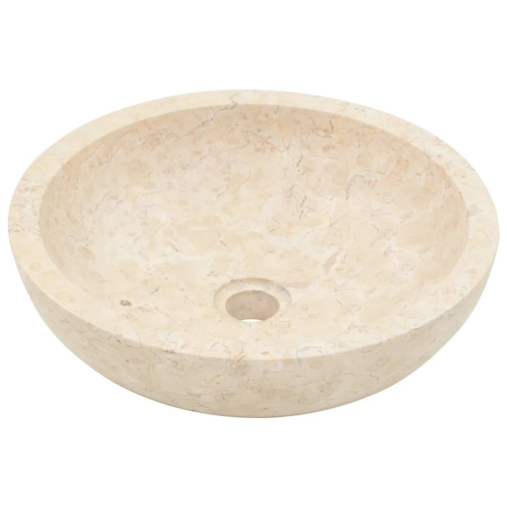 vidaXL Waschbecken Aufsatz-Waschbecken 40x12 cm Marmor günstig online kaufen
