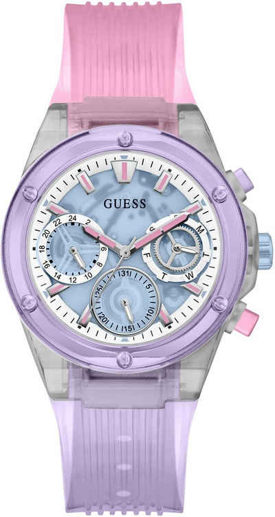 Guess Multifunktionsuhr GW0438L6, Armbanduhr, Quarzuhr, Damenuhr