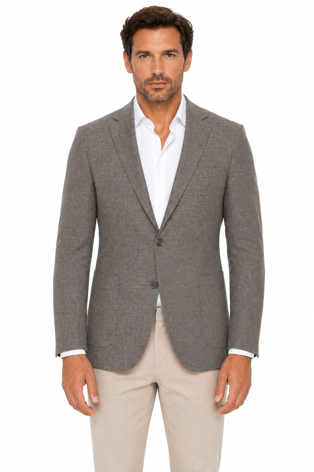 Guild Clothing Sakko Herren Sommer Amalfi Sakko - Slim Fit Leichtes Leinensakko, Halbgefüttert, Atmungsaktiv, Elegantes Freizeit