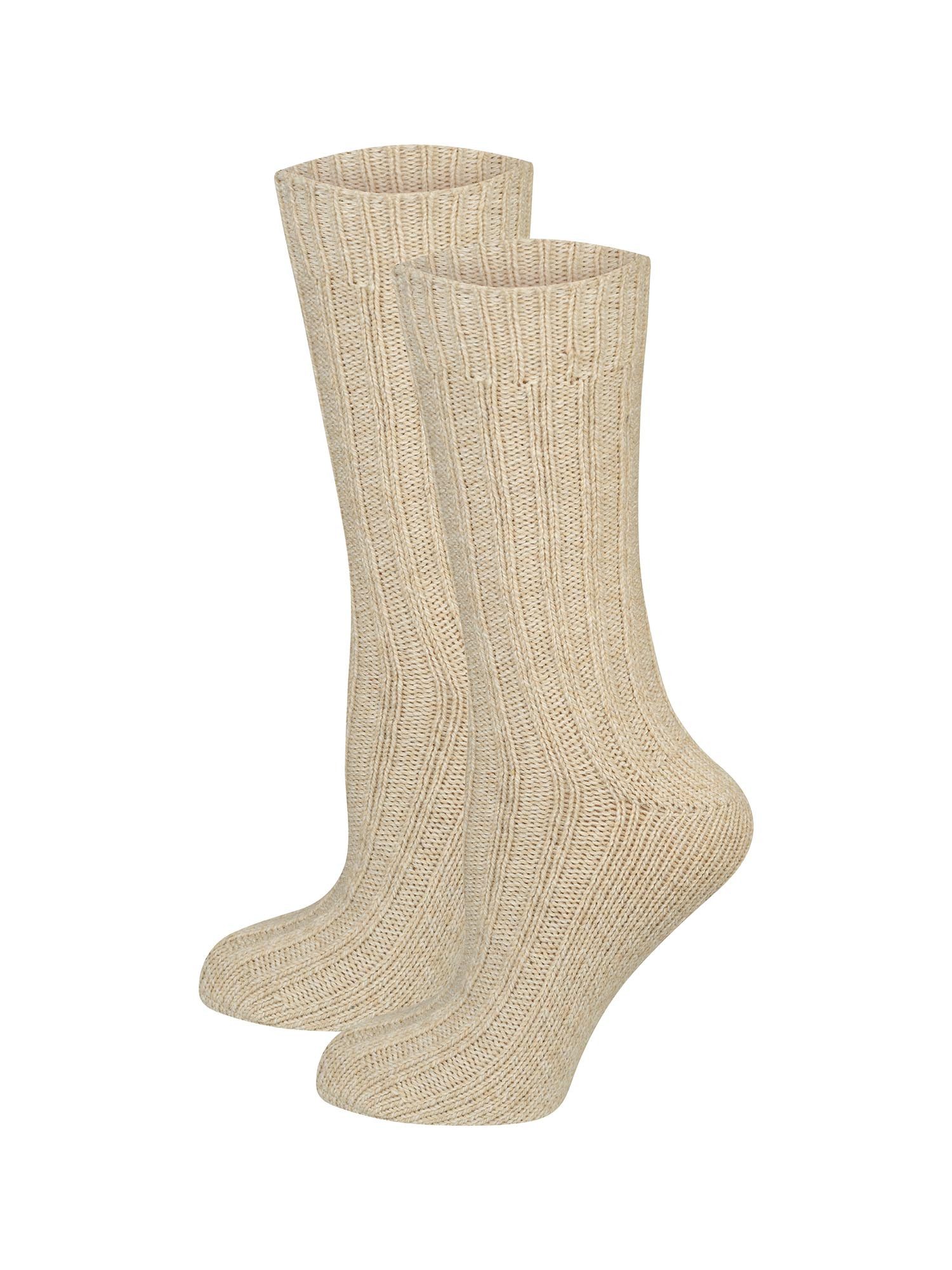 Nur Die Freizeitsocken Woll Socken (2-Paar) Casual Socken, Alltagssocken, Bequeme Socken
