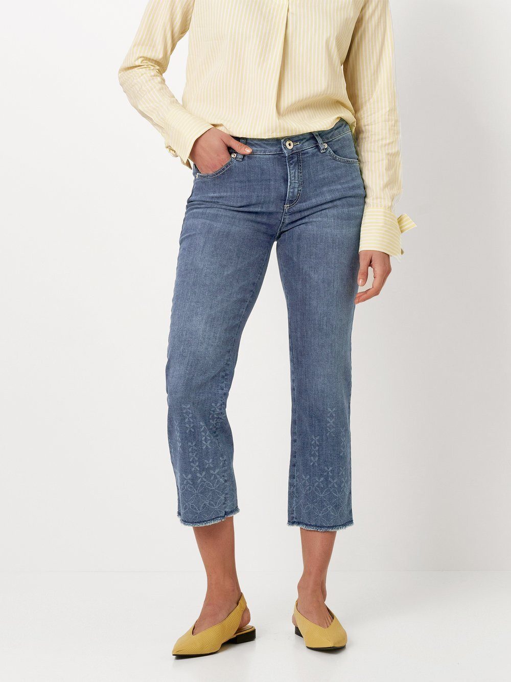 TONI 5-Pocket-Jeans Ella mit dezentem Muster günstig online kaufen