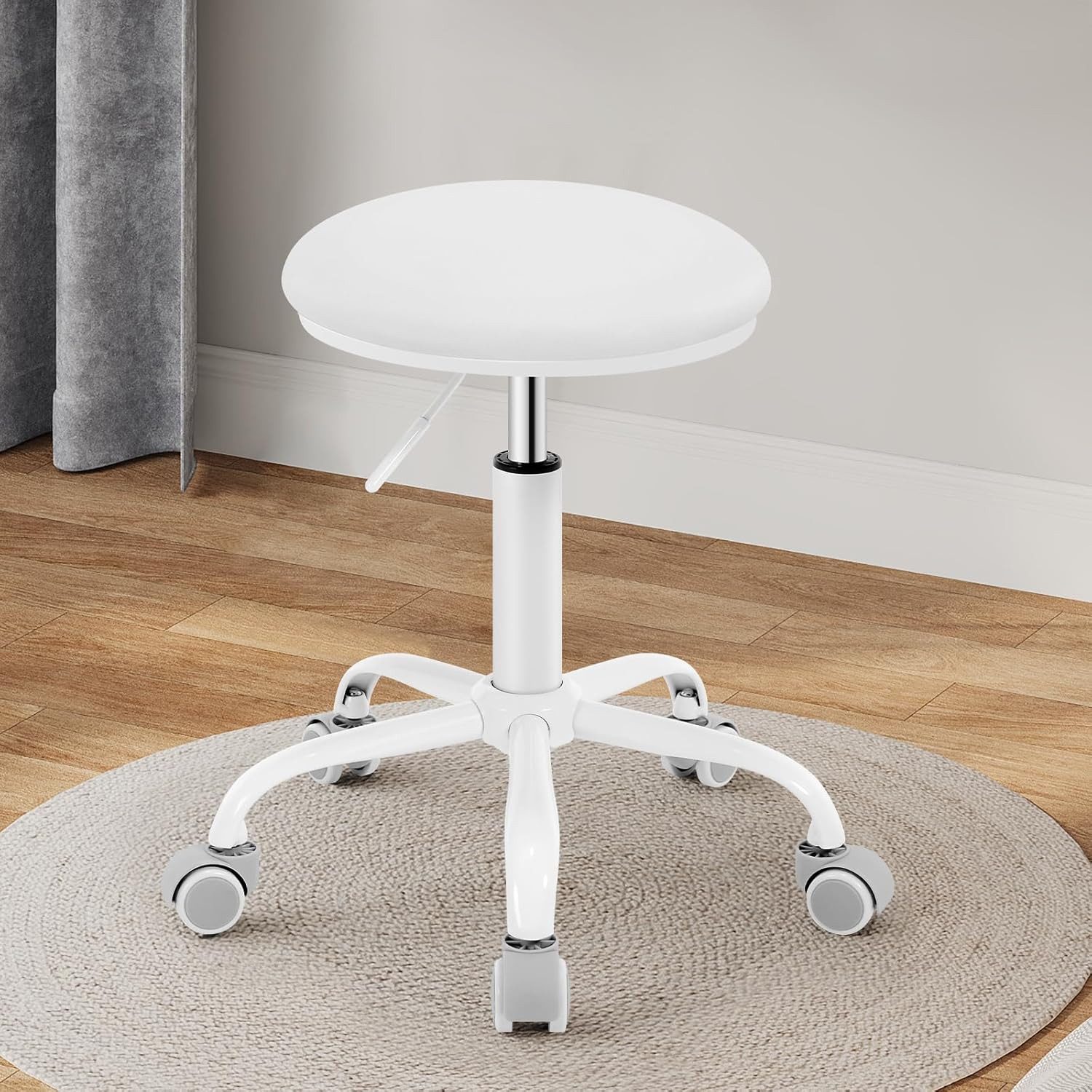 EUGAD Barhocker, Schminkstuhl höhenverstellbar drehbar, runder Hocker 360° günstig online kaufen