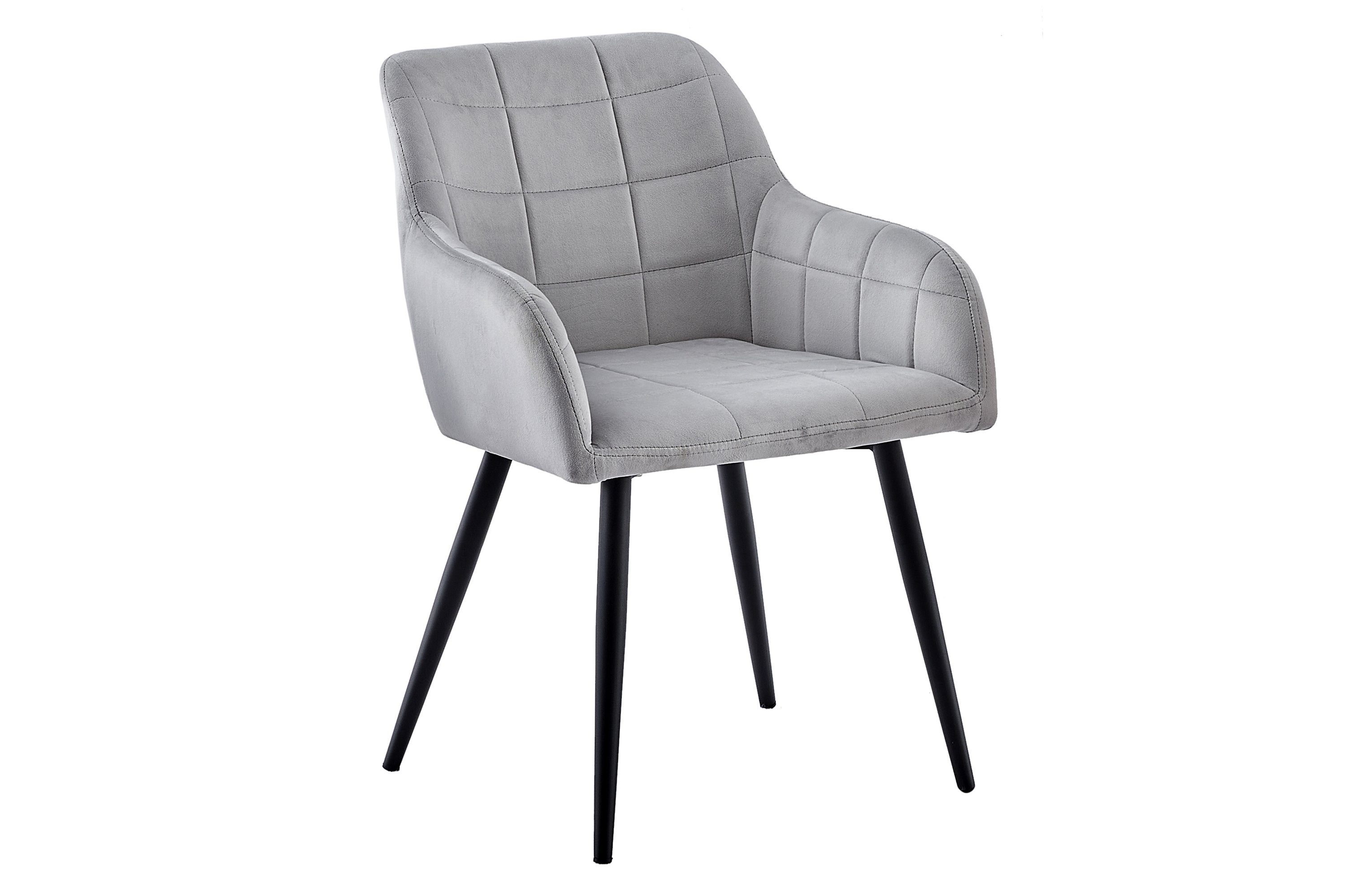 SAM® Schalenstuhl Kai, trendiger skandinavischer Stil mit ergonomischer Sitzschale Grau | Schalenstühle