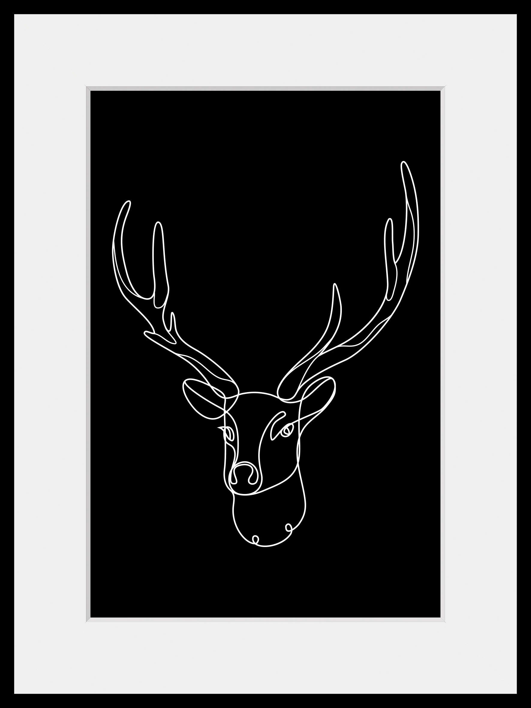 queence Bild Vincent, (1 St), HD Premium Poster-Druck inkl. Holzrahmen. € 29,85