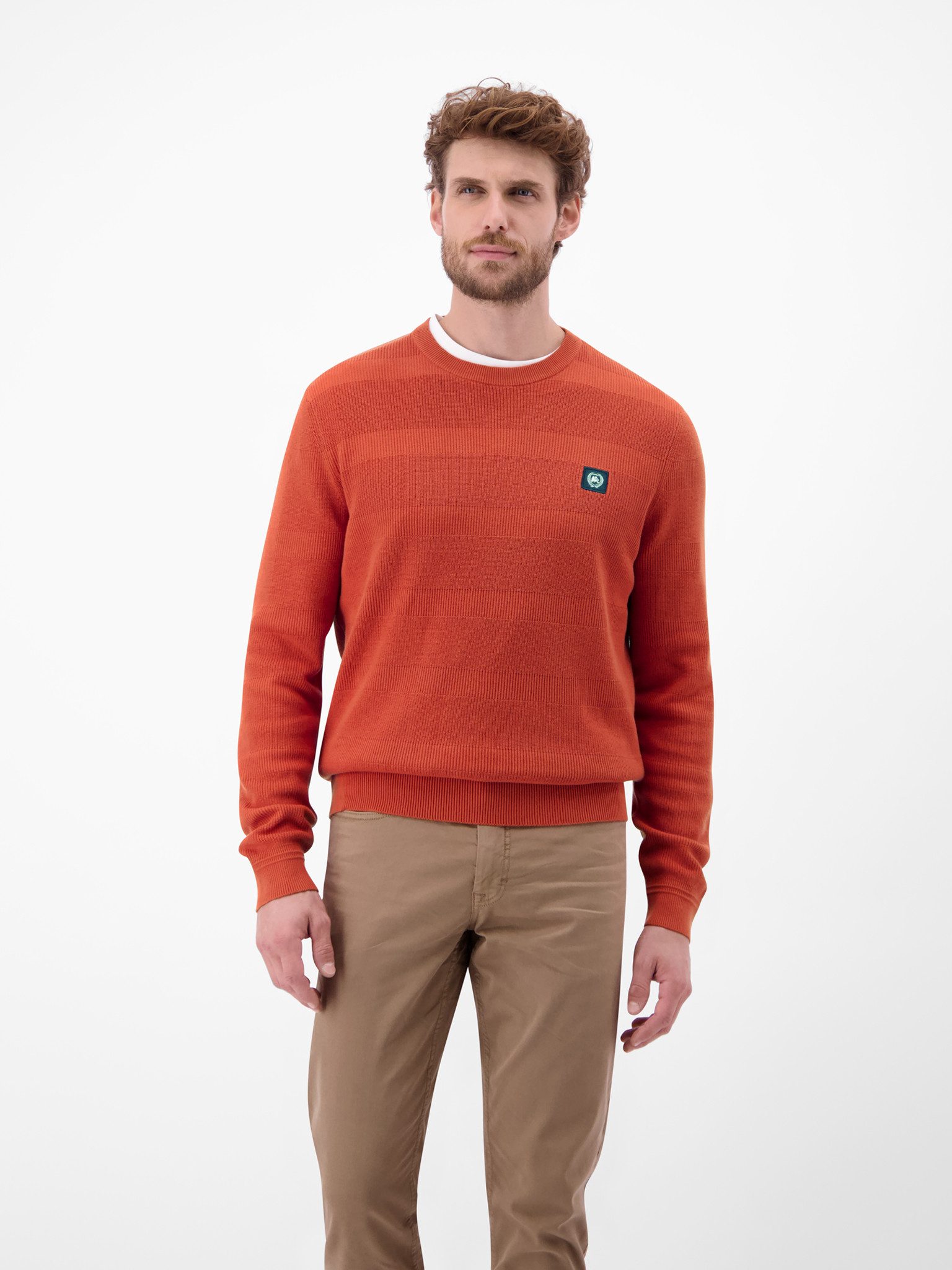 LERROS Strickpullover mit Logo Stickerei günstig online kaufen