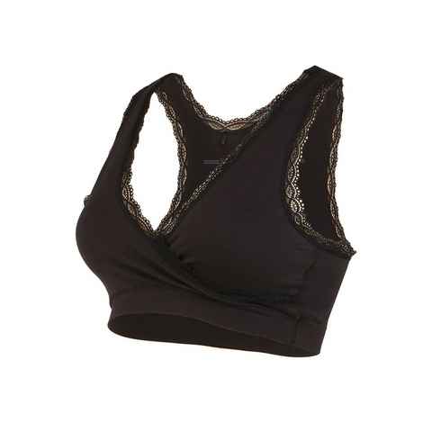 Mamalicious Bustier (1-tlg) Spitze, Wickel-Design