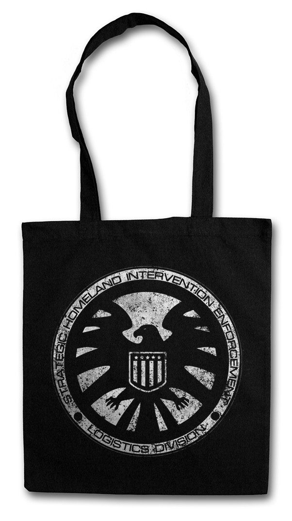 Beuteltasche S.H.I.E.L.D. Vintage Logo II Stofftasche Nick Shield Fury Hydra Sign
