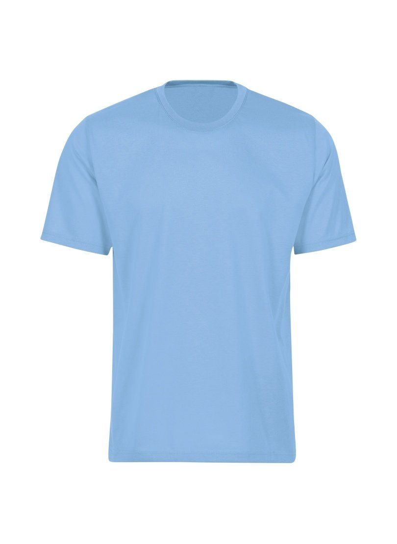Trigema T-Shirt TRIGEMA T-Shirt DELUXE Baumwolle horizont