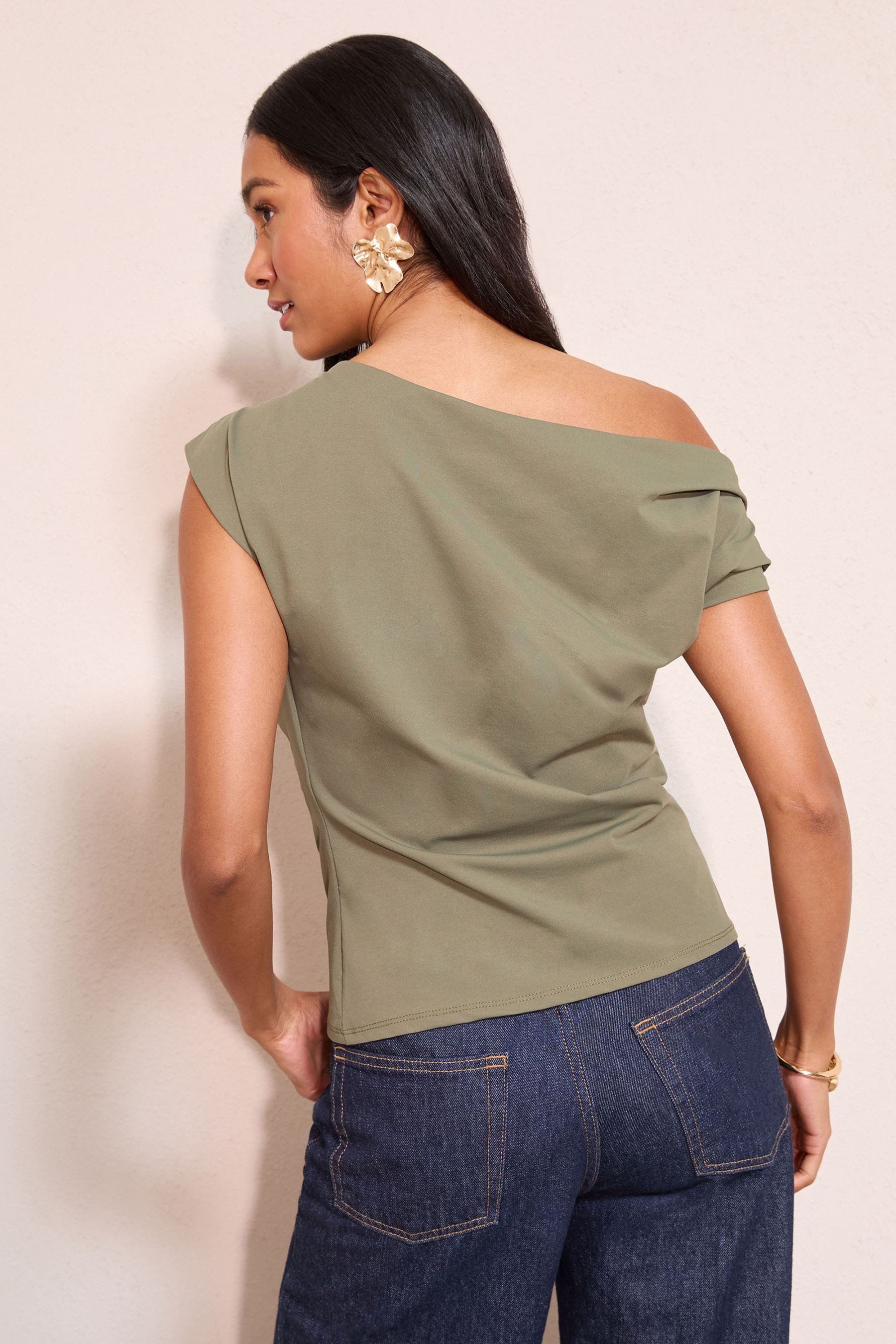Friends Like These One-Shoulder-Top Friends Like These schulterfreies Oberteil (1-tlg)
