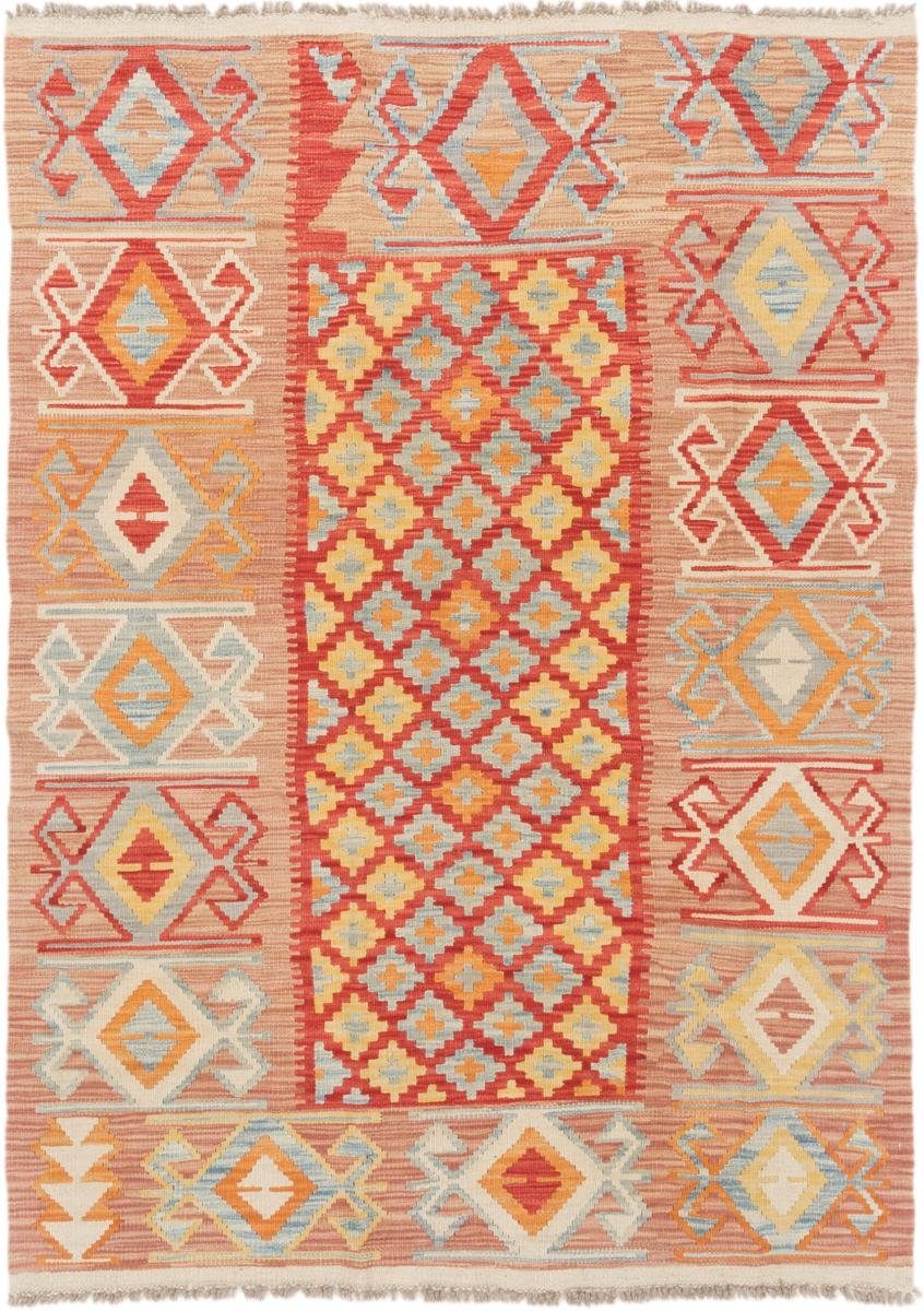 Orientteppich Kelim Afghan 120x173 Handgewebter Orientteppich, Nain Trading, rechteckig, Höhe: 3 mm