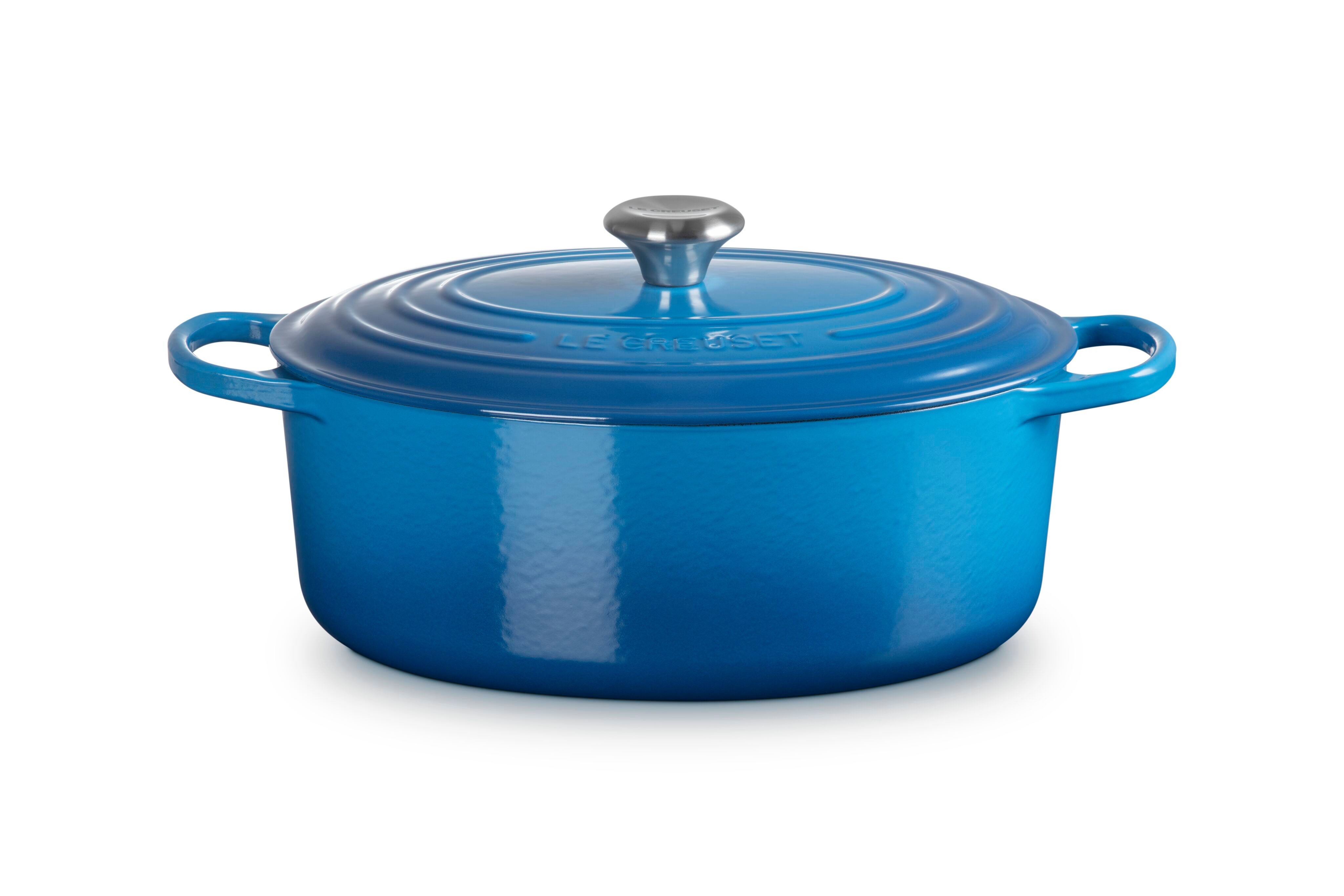LE CREUSET Bräter Gusseisen-Bräter mit Deckel, Oval, Gusseisen, Ø 31 cm, Marseille, 21178312002430