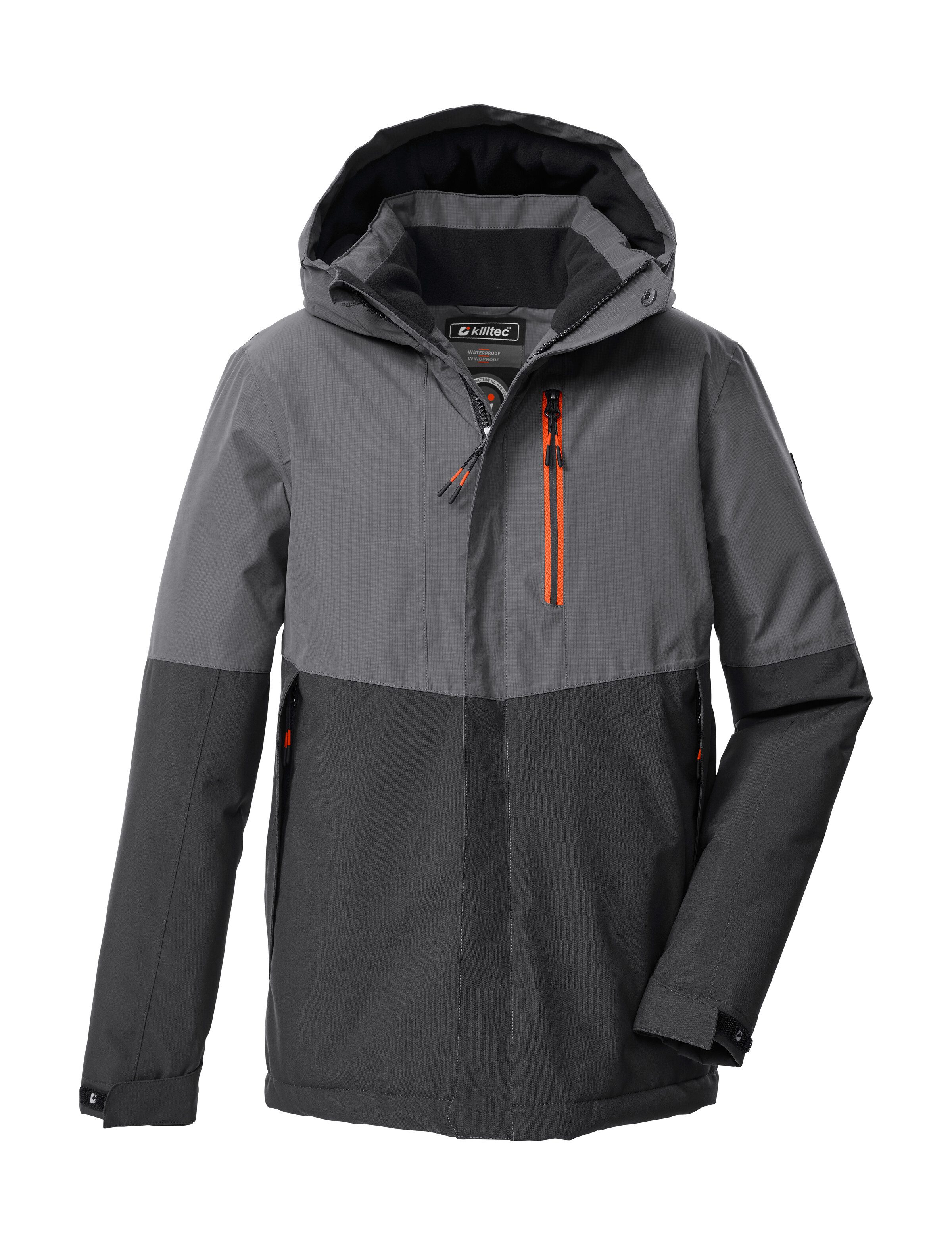 Killtec Funktionsjacke KOW 222 BYS JCKT Wind- u. wasserdichte Kinderjacke mit Fleece, reflektierender Print