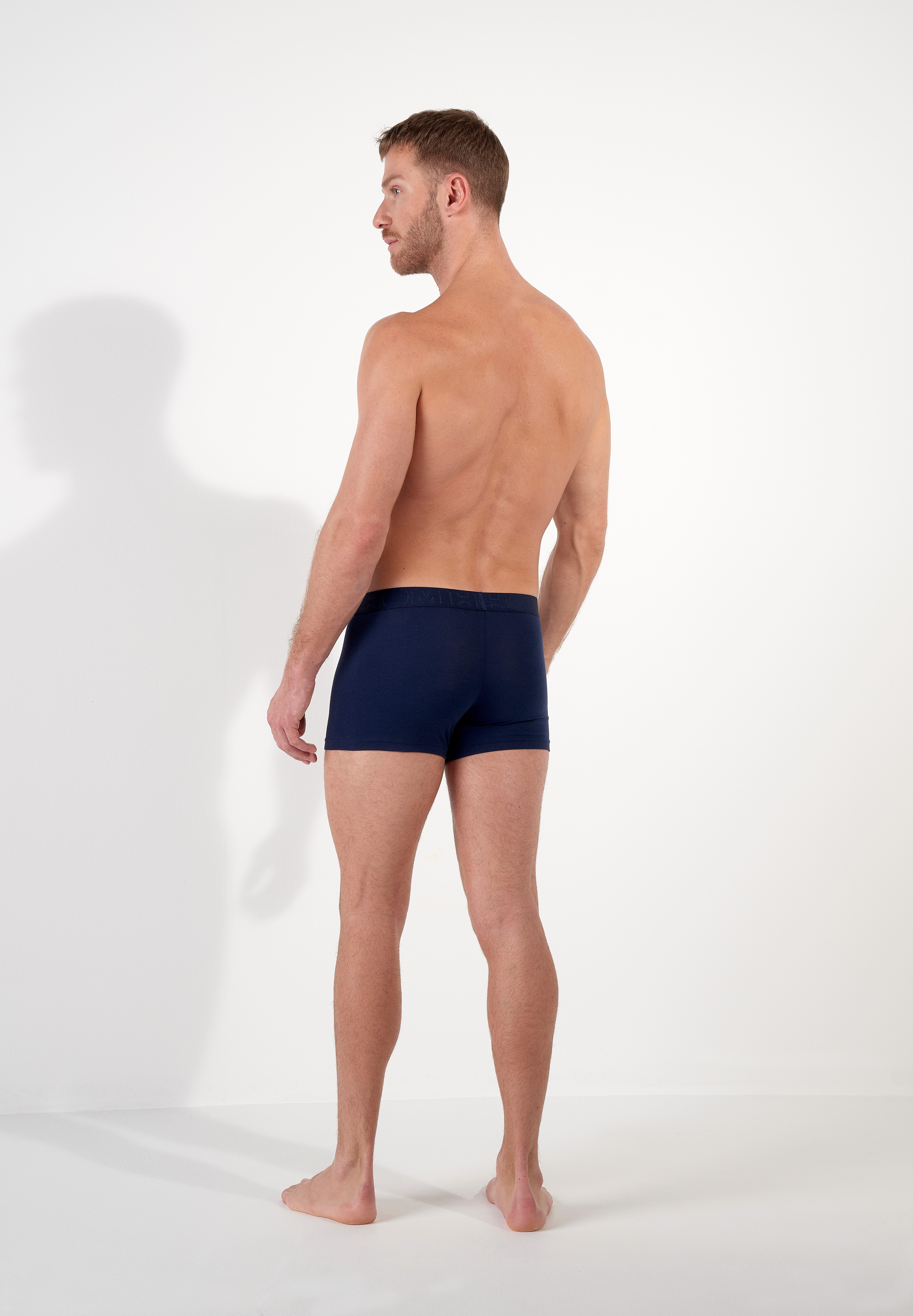 Hom Boxershorts John (3er Pack) weich, atmungsaktiv, Cotton-Mix, elastisch, ohne Eingriff