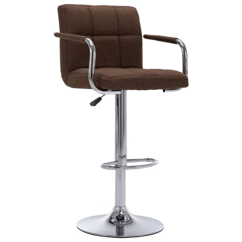 vidaXL Barhocker Barhocker Braun Stoff (1 günstig online kaufen