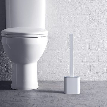 Lubgitsr WC-Reinigungsbürste WC Bürste Toilettenbürste Wandmontage und Stehen, (1-tlg)