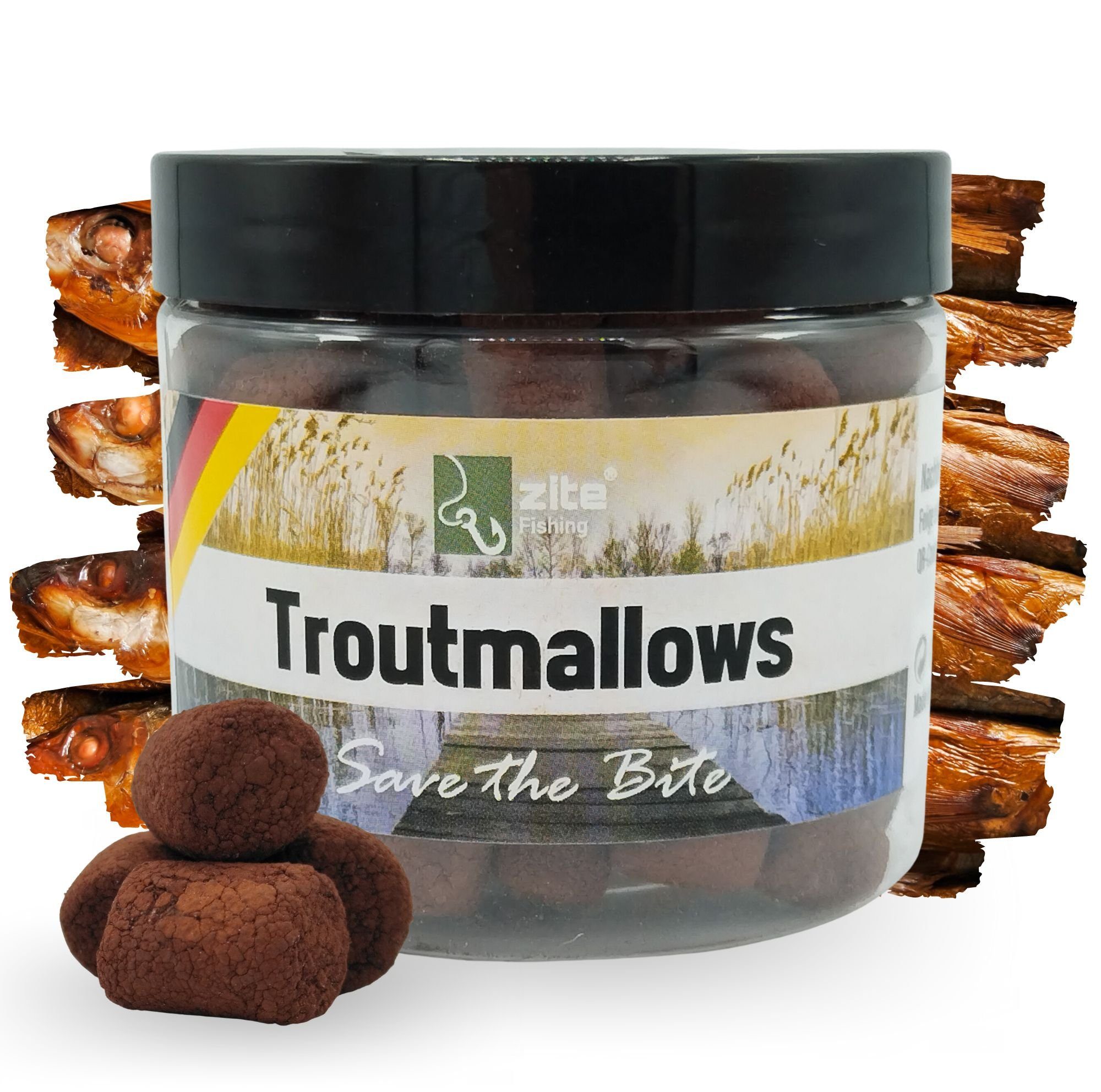 Kunstköder Troutmallow Kunstköder - 40g Marshmallows - 8 Farben - Forellenangeln