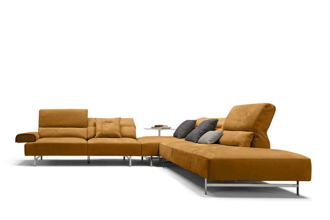 moebeloutlet.de Ecksofa Ledersofa Moebel Outlet.de – Hand Made in Italy mit 2 Jahren Garantie