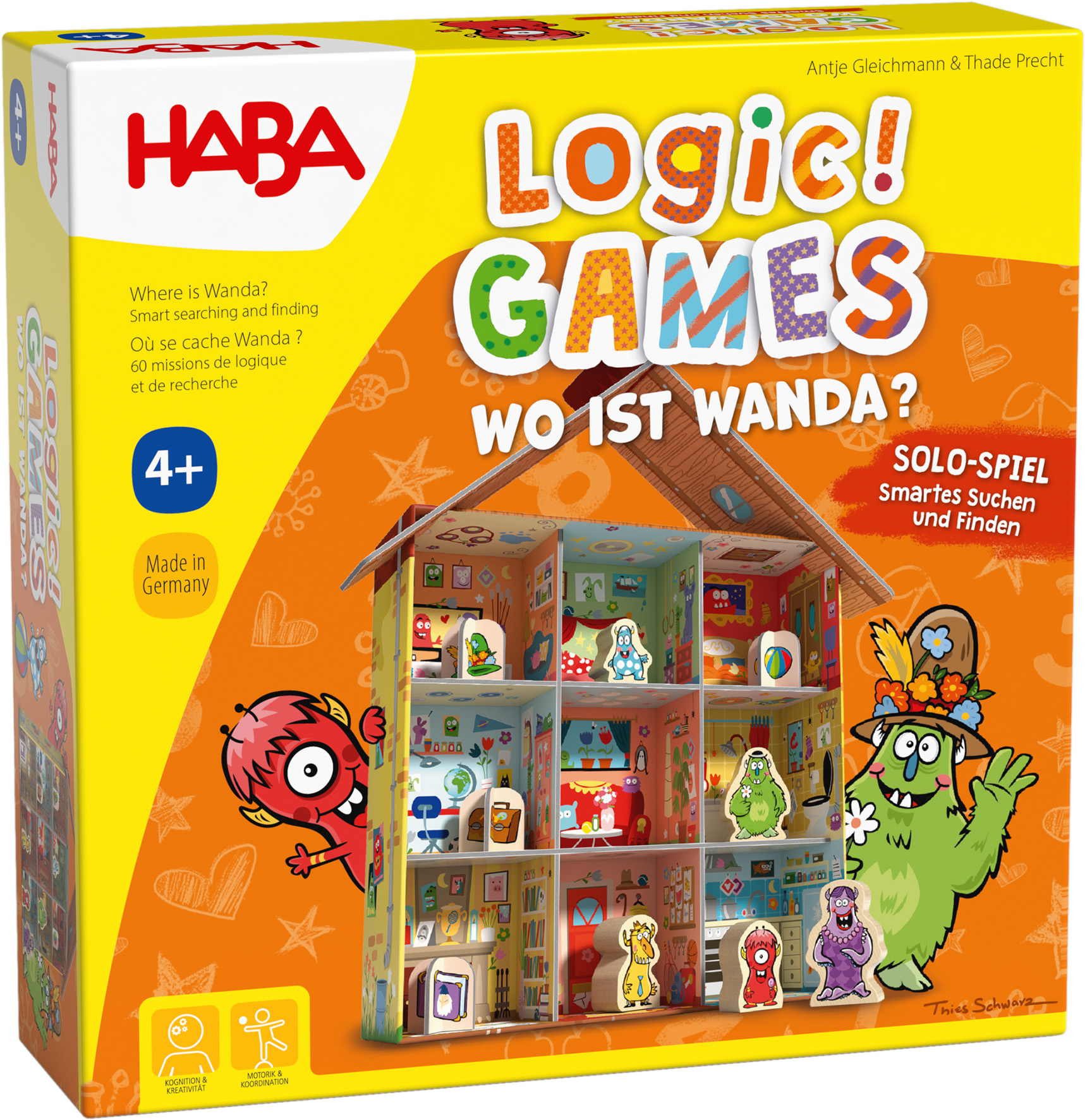 Haba Spiel Kinderspiel Logikspiel Logic! GAMES Wo ist Wanda? 1306806001