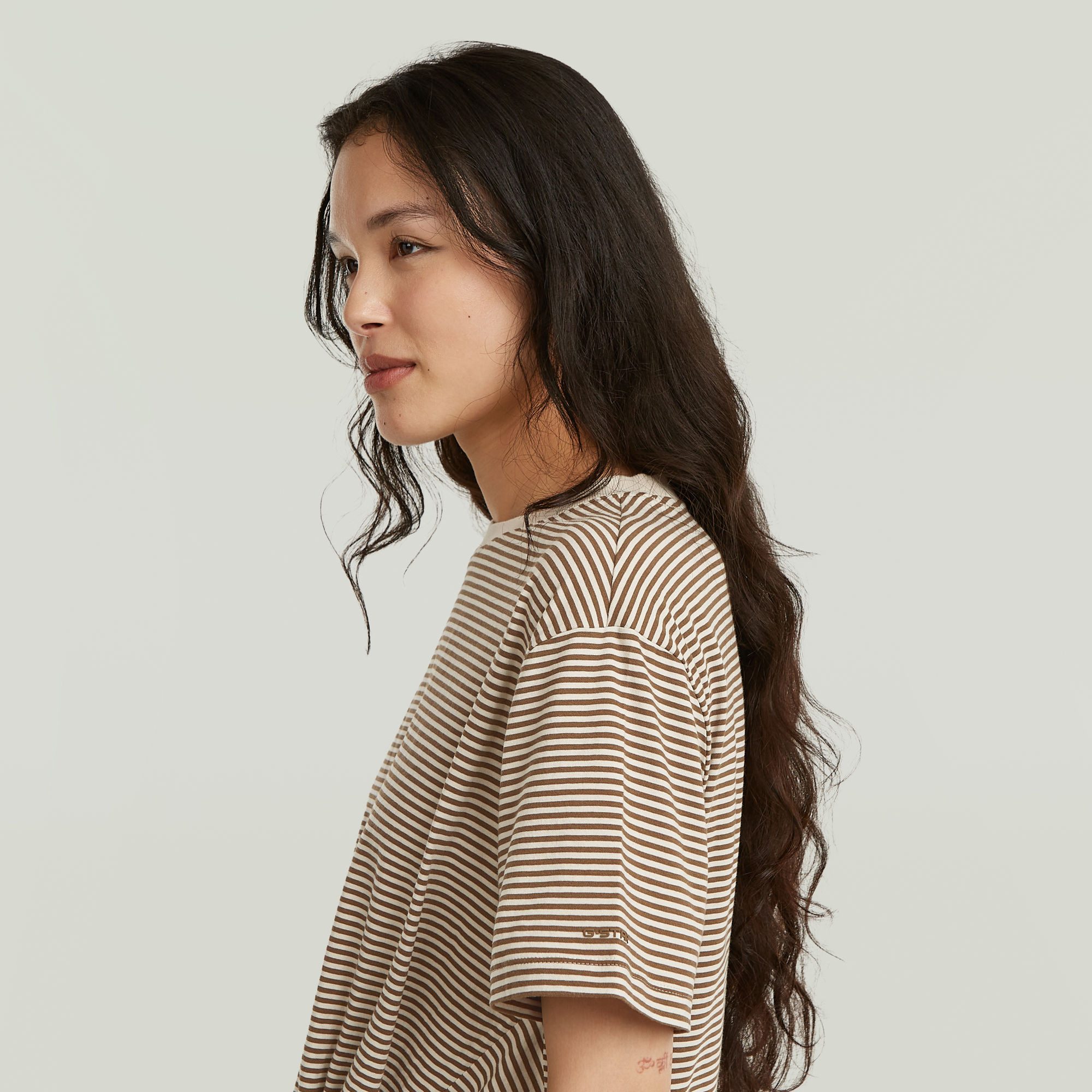 G-STAR T-Shirt Relaxed Knot mit Knotendetail, Rundhalsform