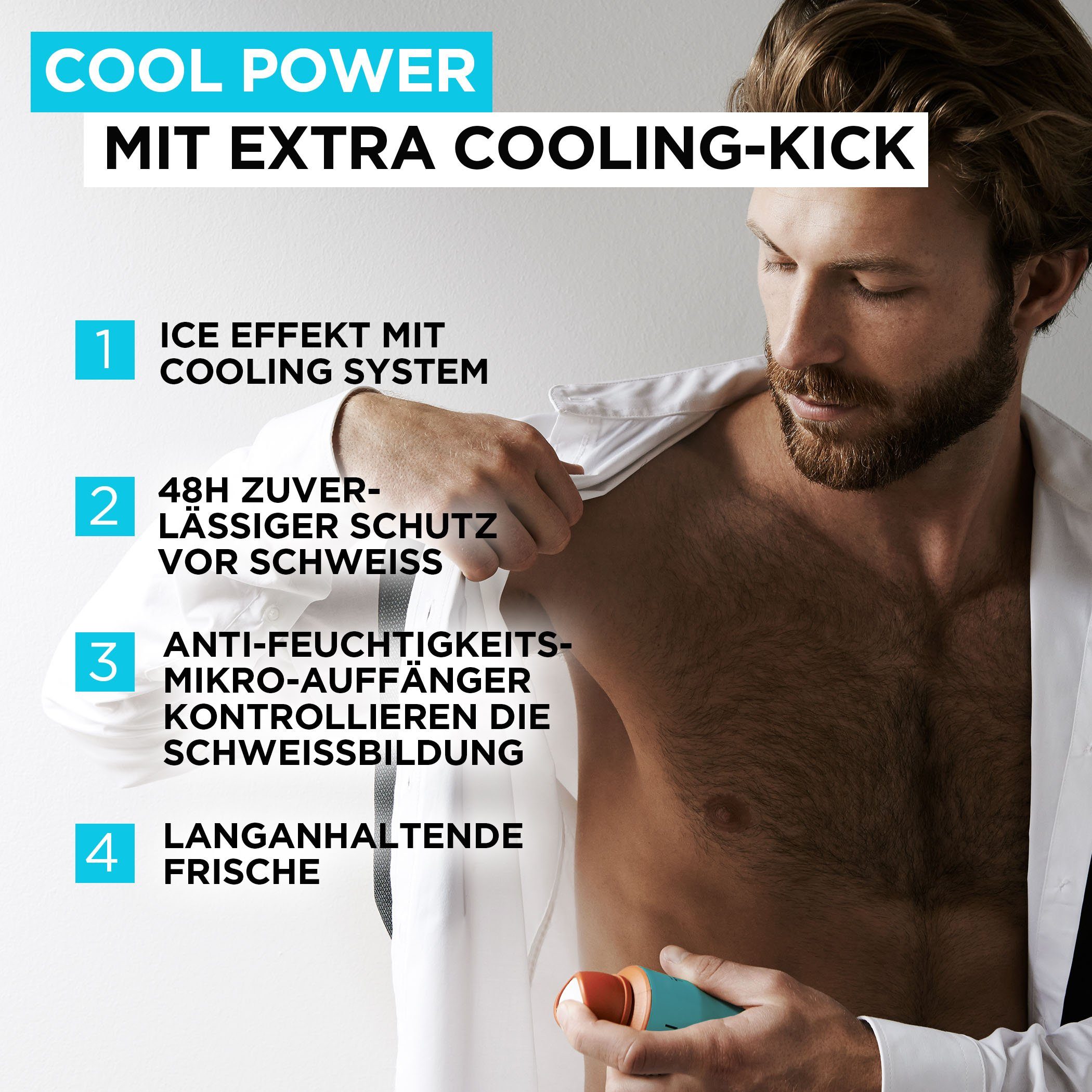 Deo-Spray Power 48h, Packung, PARIS L'ORÉAL 6-tlg. Spray MEN EXPERT Cool Deo