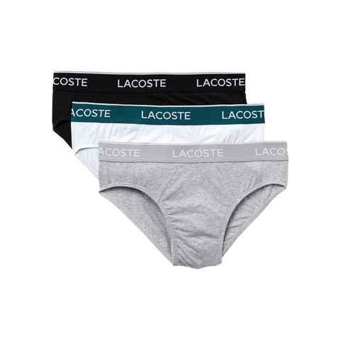 Lacoste Slip (3er-Pack) Classic Slip, Kurz & Eng mit Stretch, Premium Qualität, High Quality